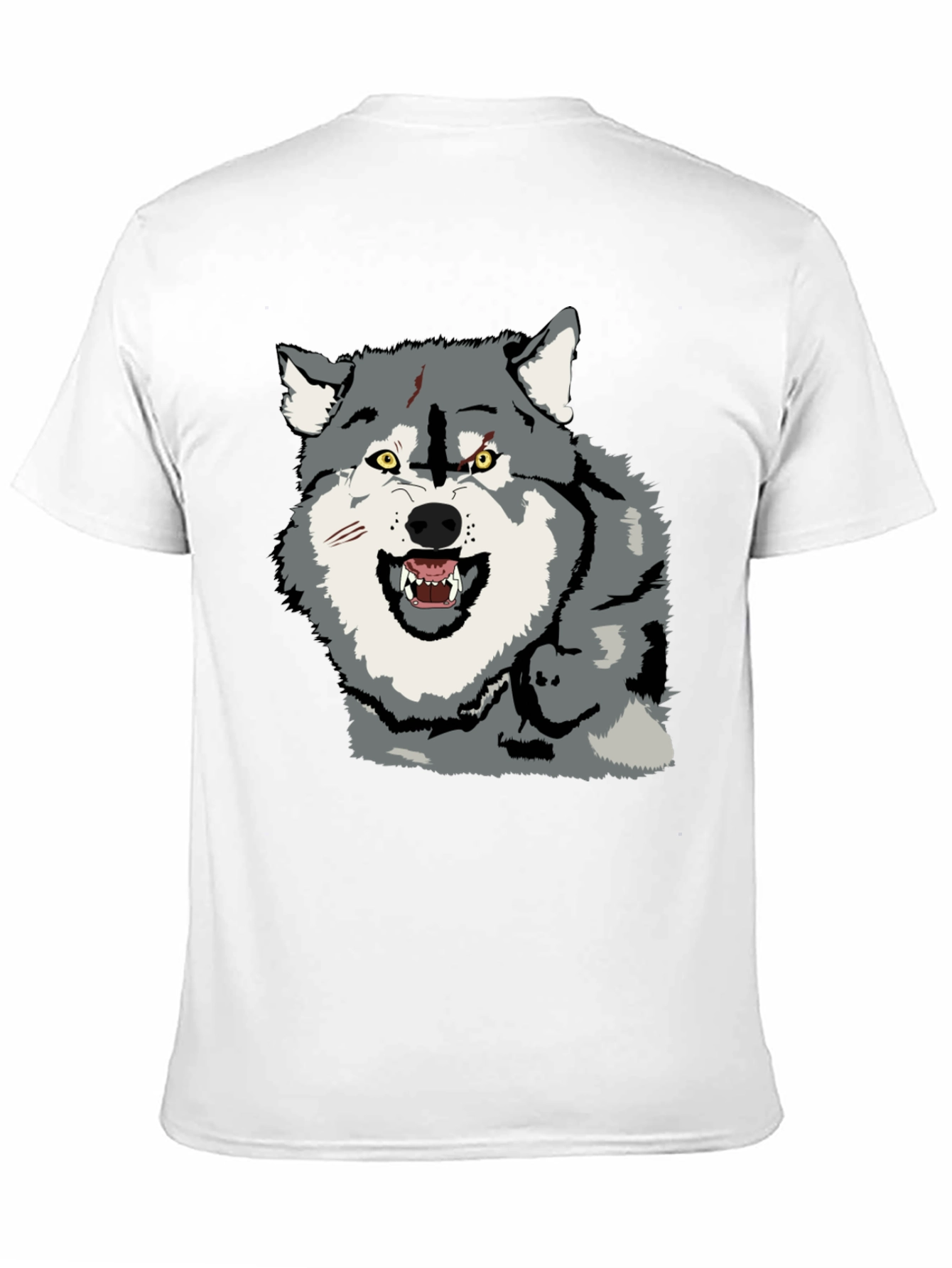 Wolf Graphic T-Shirt - Fierce Animal Design