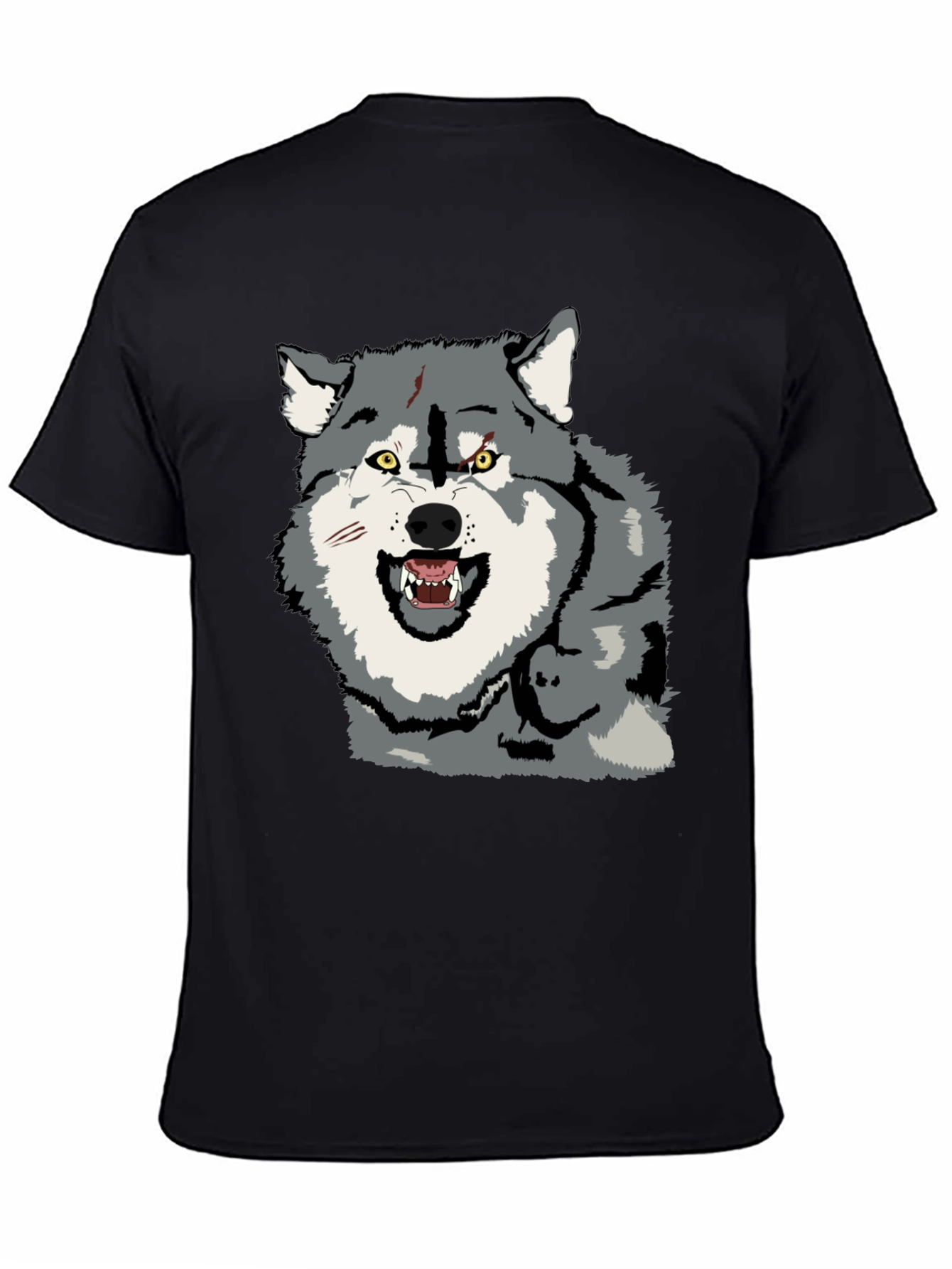 Wolf Graphic T-Shirt - Fierce Animal Design