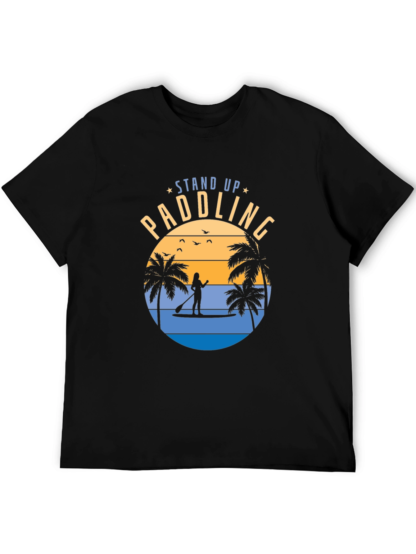 Stand Up Paddling Graphic T-Shirt