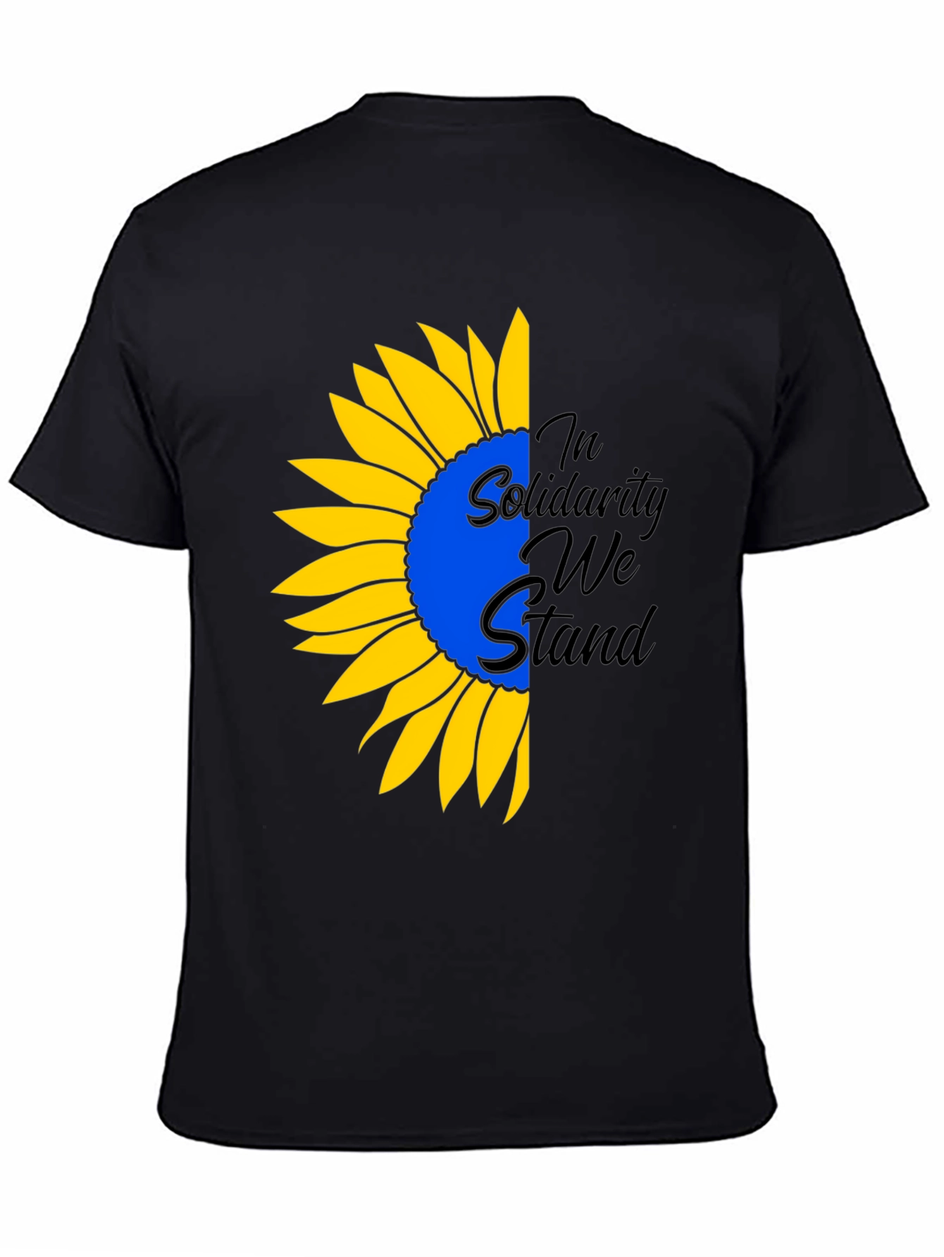 Ukraine Solidarity Sunflower Graphic Tee