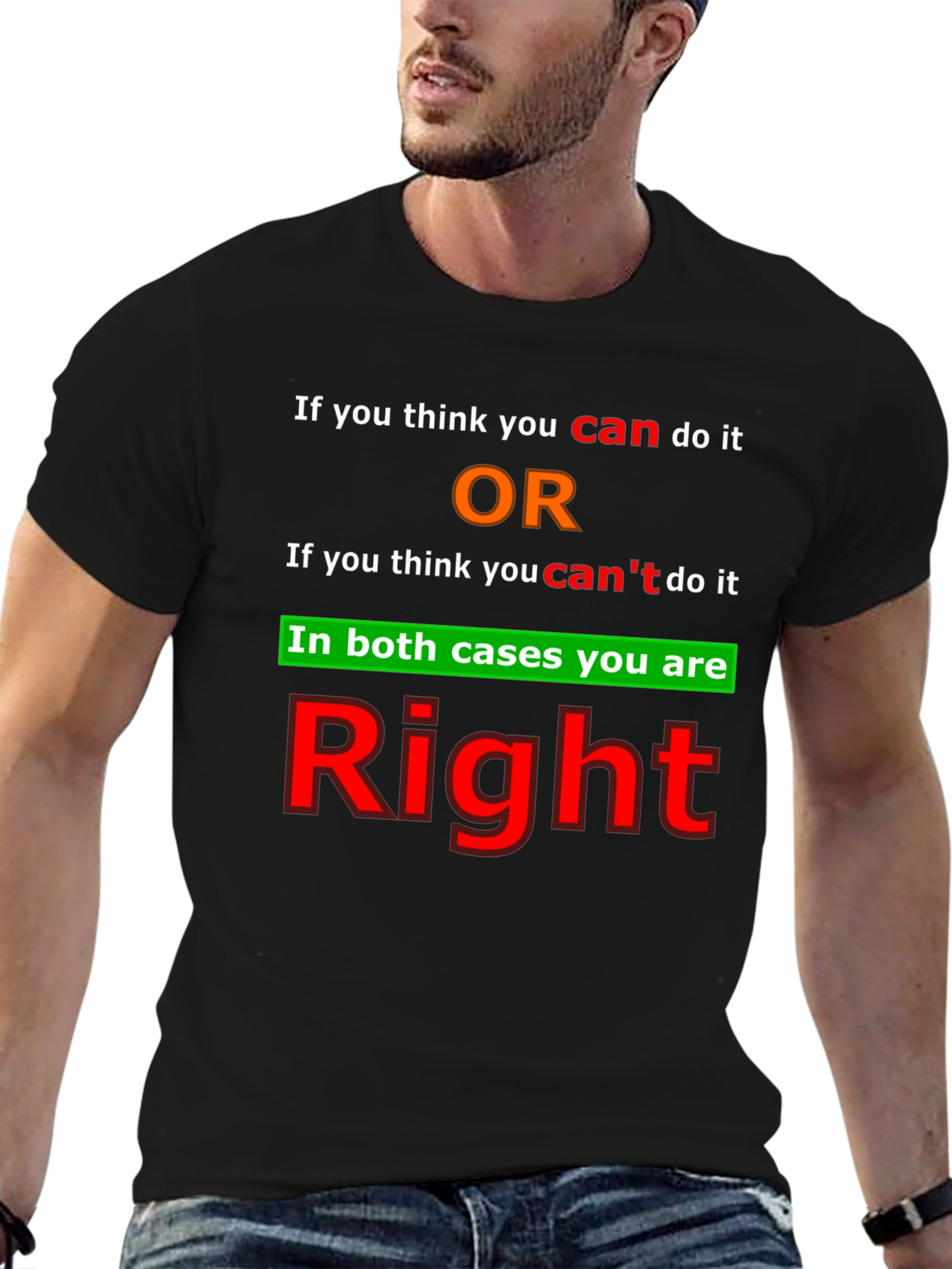 Motivational T-Shirt - Positive Thinking