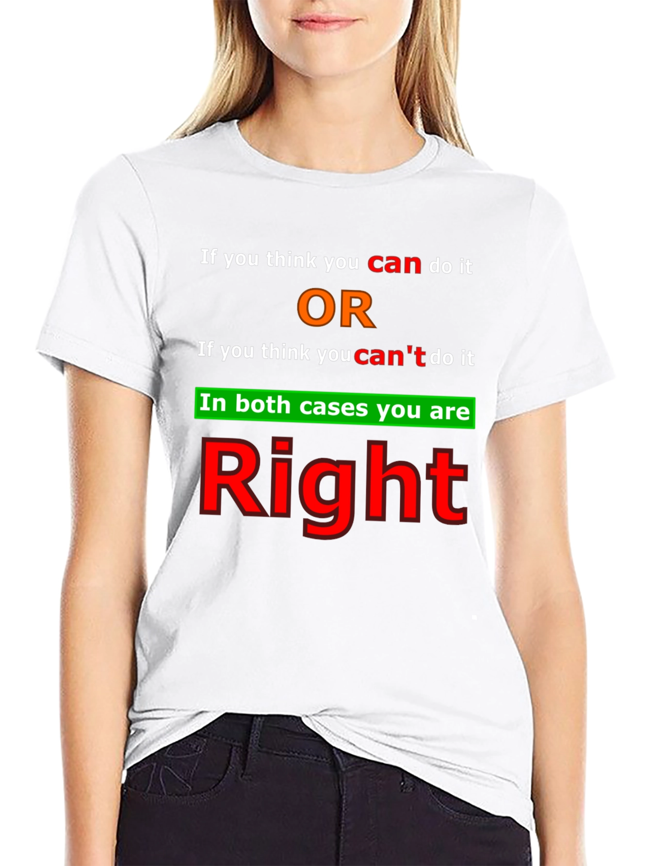 Motivational T-Shirt - Positive Thinking