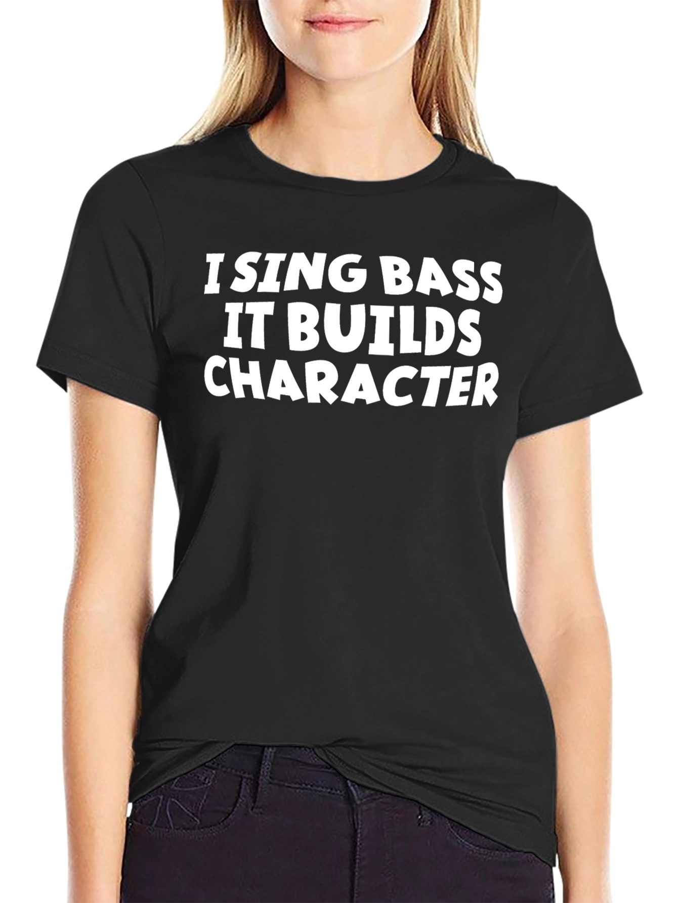 I Sing Bass Funny Music T-Shirt