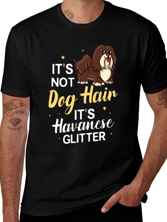 Havanese Dog Glitter T-Shirt - Perfect for Dog Lovers