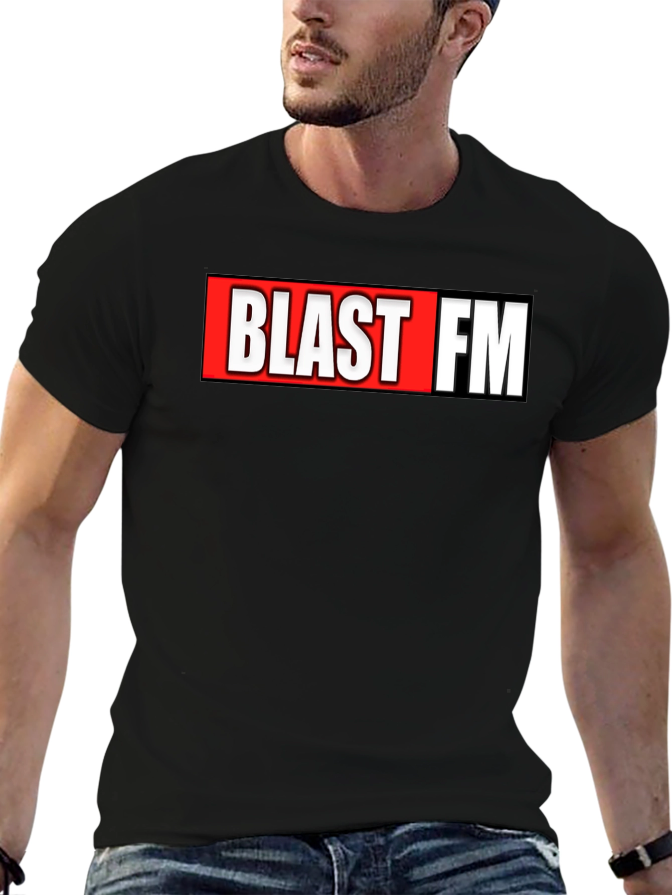 Blast FM Graphic T-Shirt - Bold Radio Style Tee