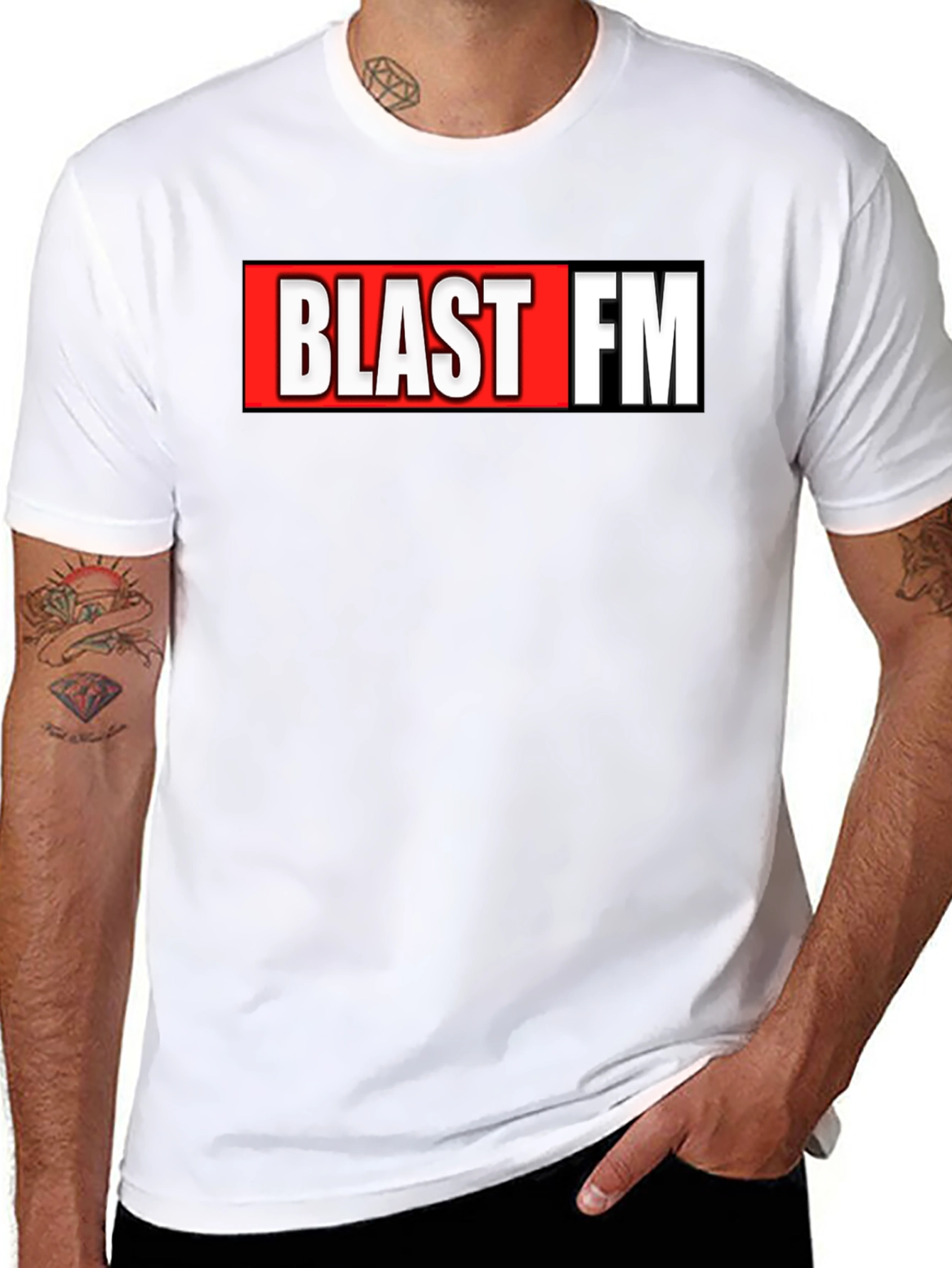 Blast FM Graphic T-Shirt - Bold Radio Style Tee