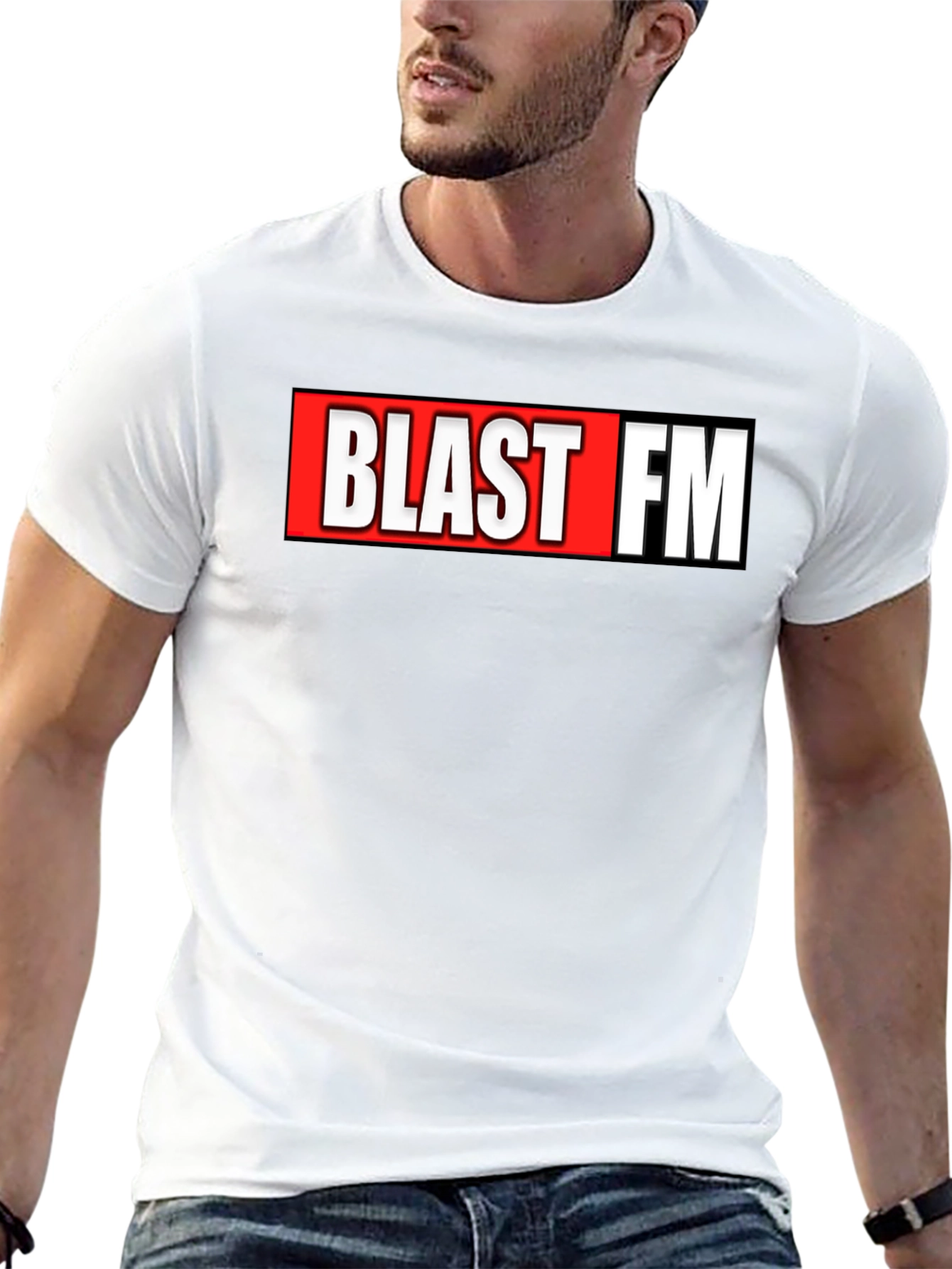 Blast FM Graphic T-Shirt - Bold Radio Style Tee
