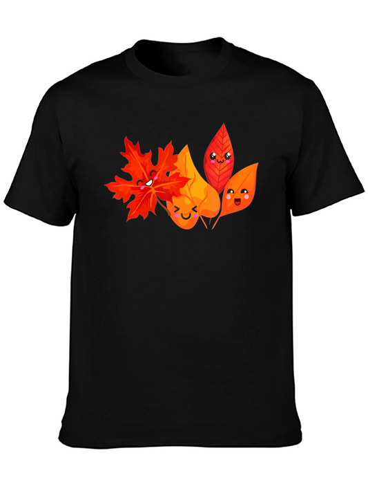 Fall Leaves Graphic Tee - Cute Autumn Shirt