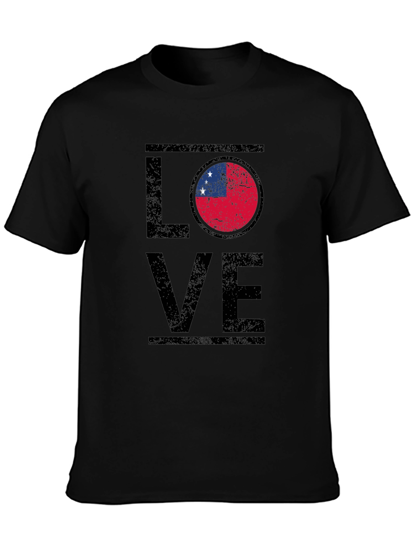 Samoa Flag Love T-Shirt