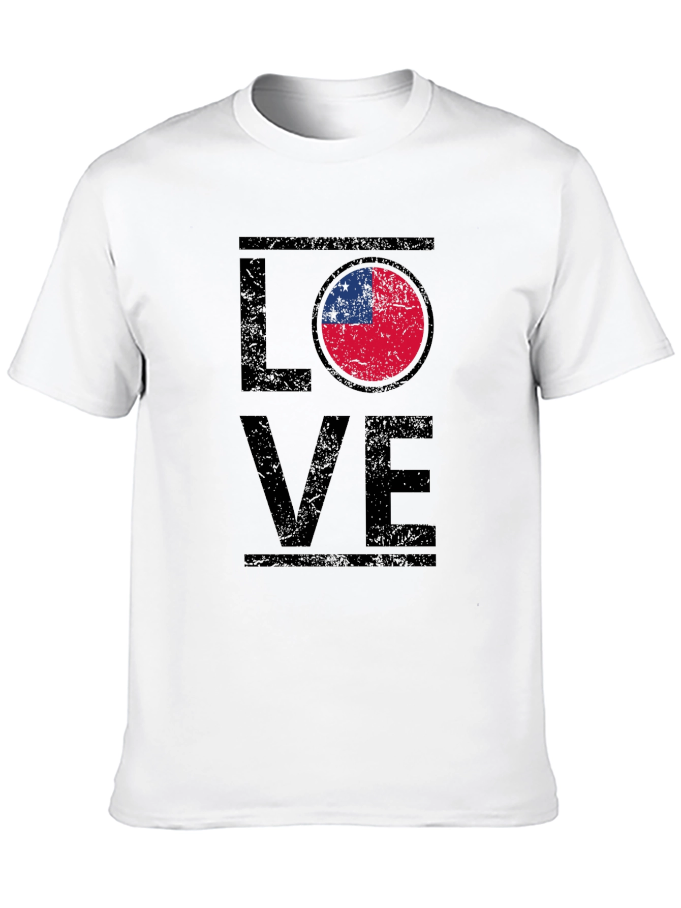 Samoa Flag Love T-Shirt