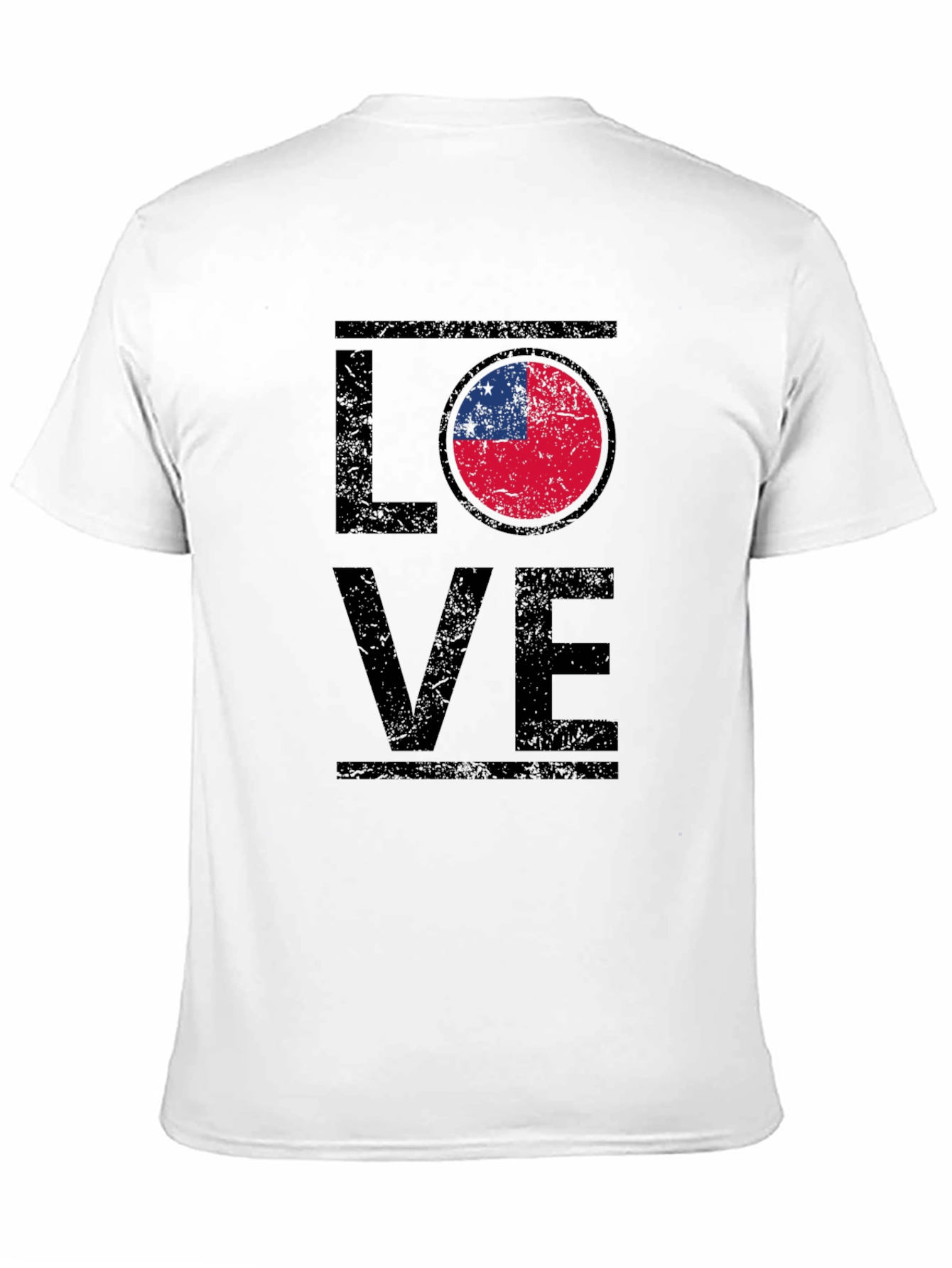 Samoa Flag Love T-Shirt