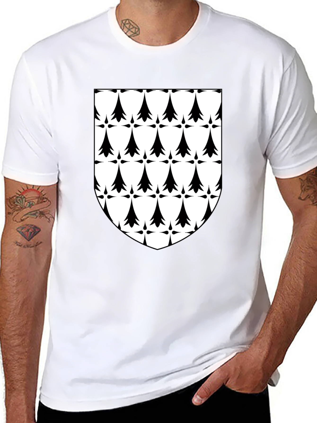 Breton Ermine T-Shirt - Black