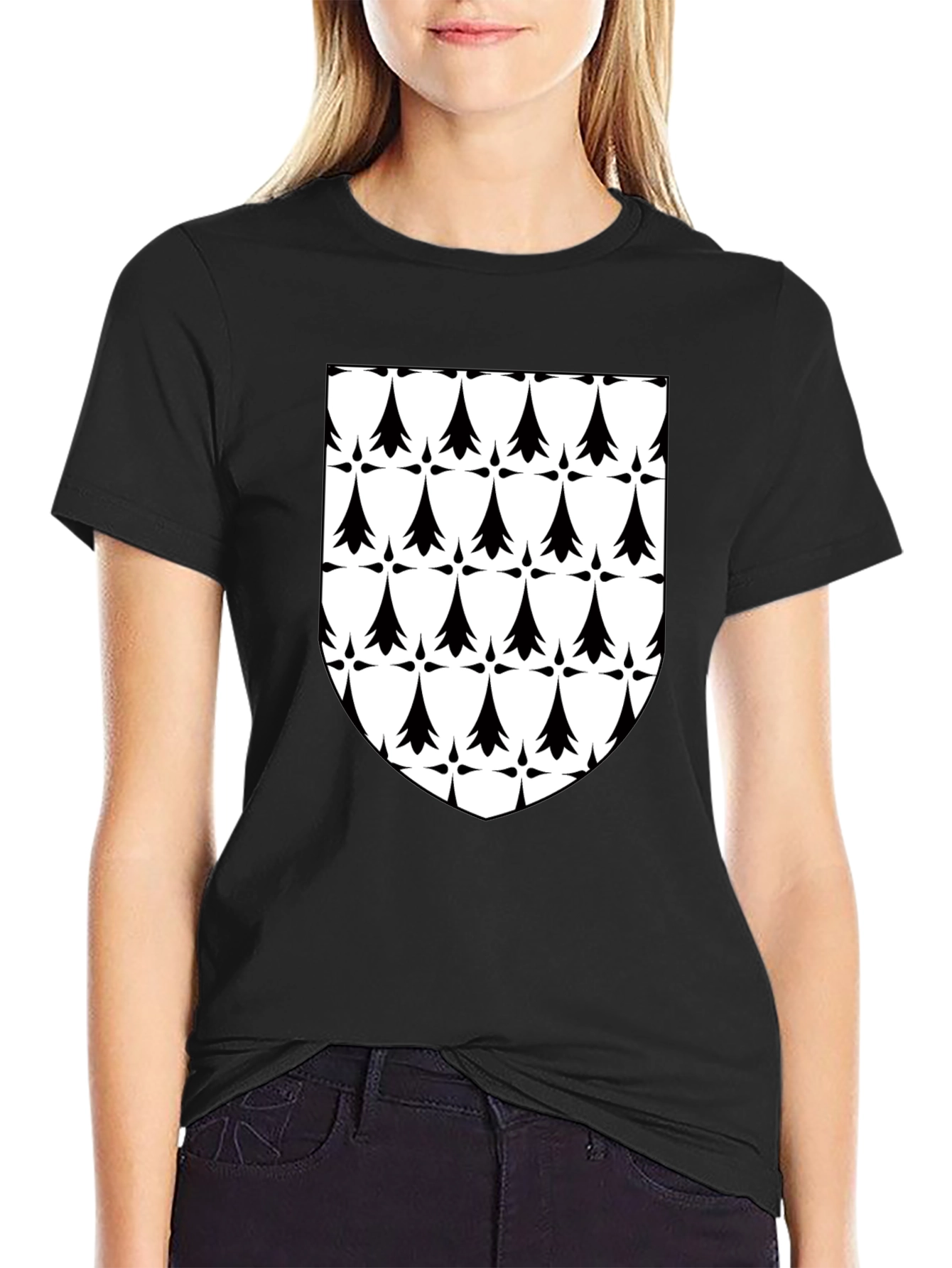 Breton Ermine T-Shirt - Black