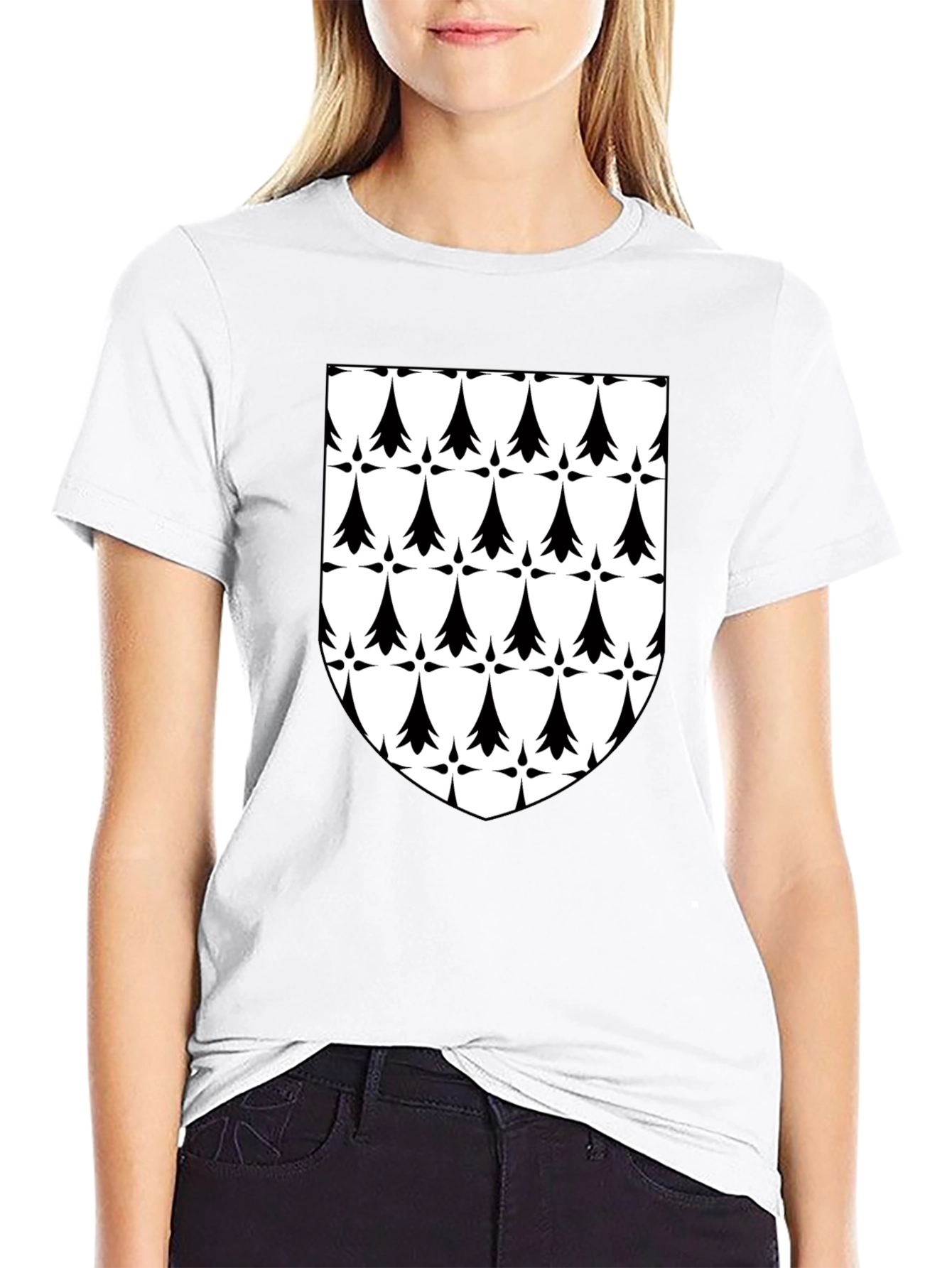 Breton Ermine T-Shirt - Black