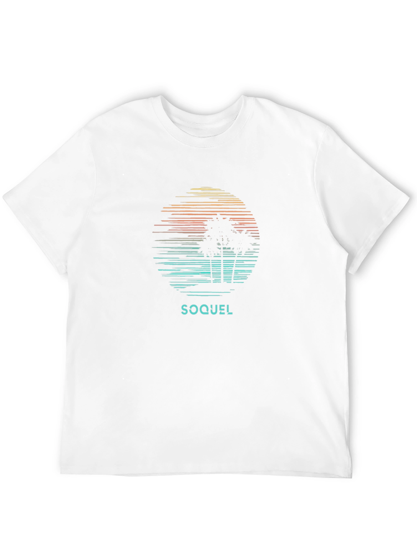 Soquel Palm Tree Sunset Graphic Tee