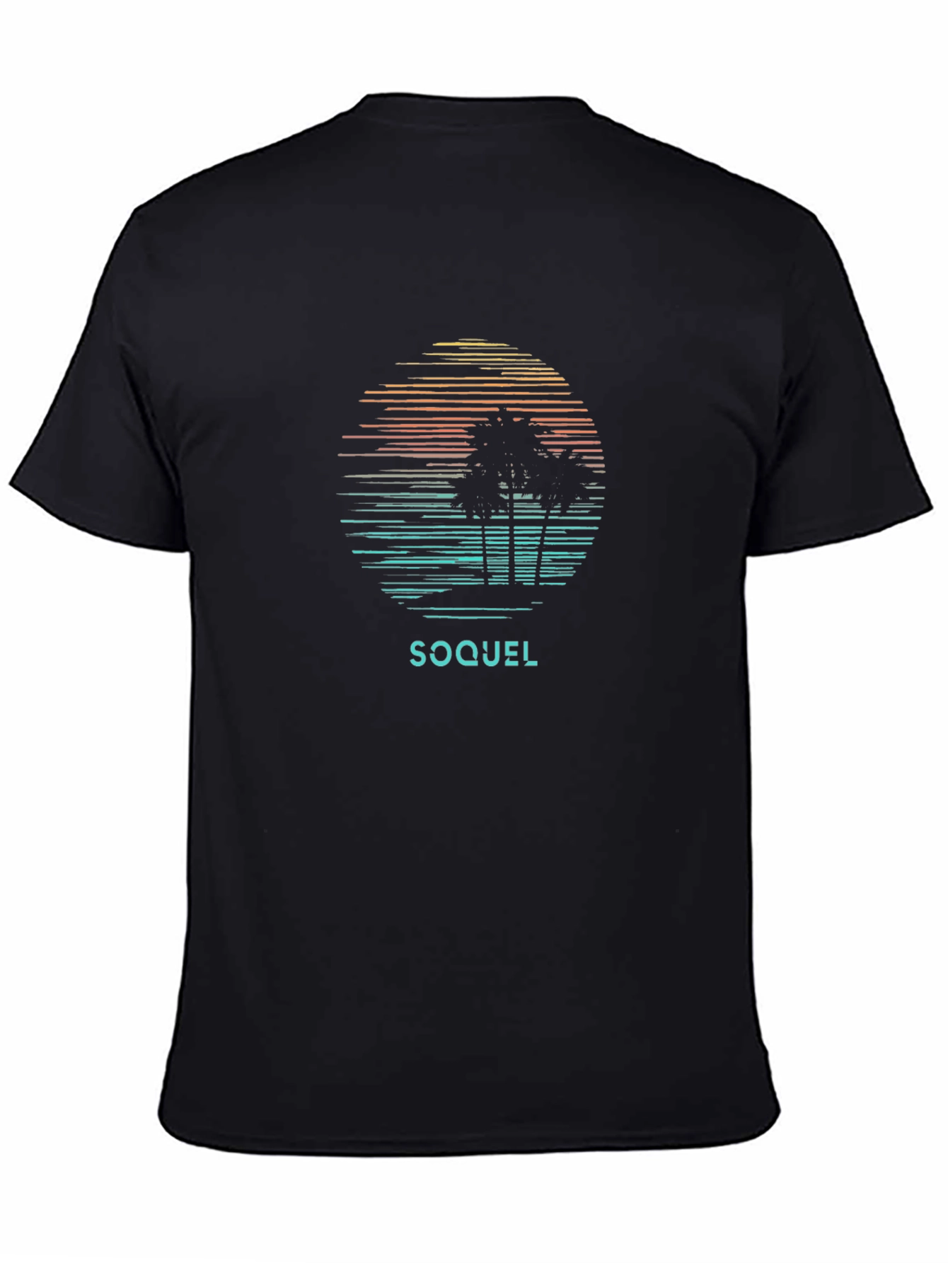 Soquel Palm Tree Sunset Graphic Tee