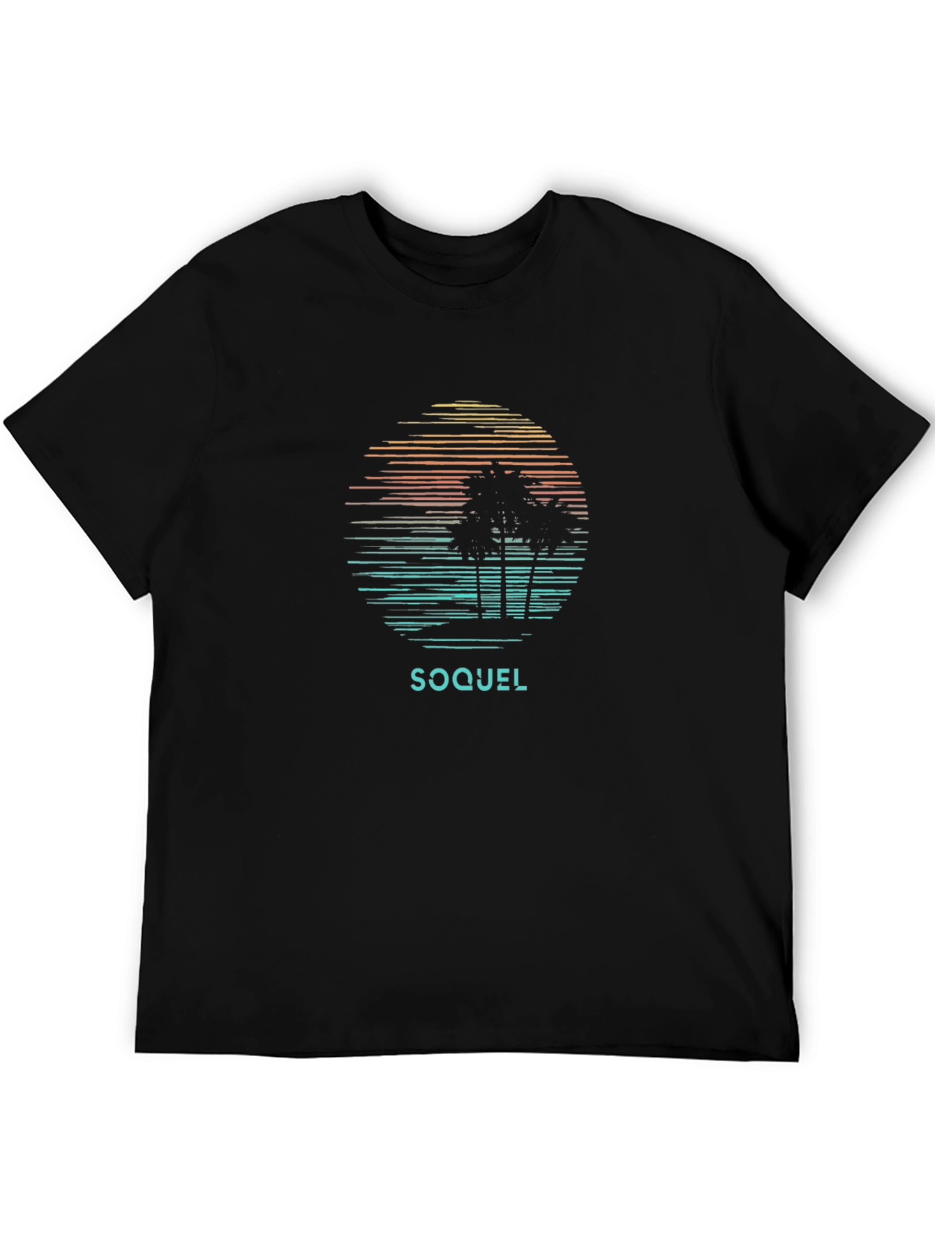 Soquel Palm Tree Sunset Graphic Tee