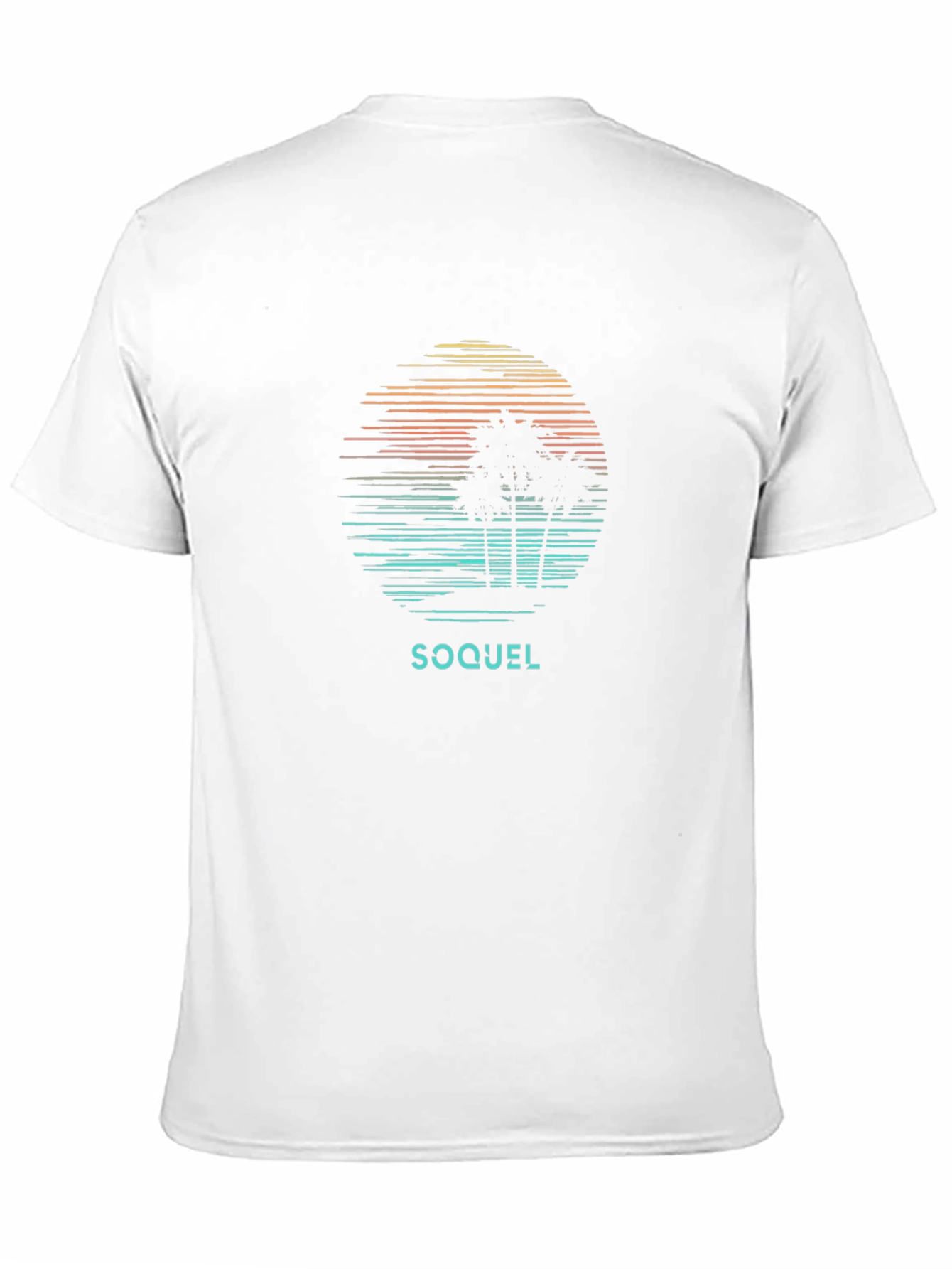 Soquel Palm Tree Sunset Graphic Tee
