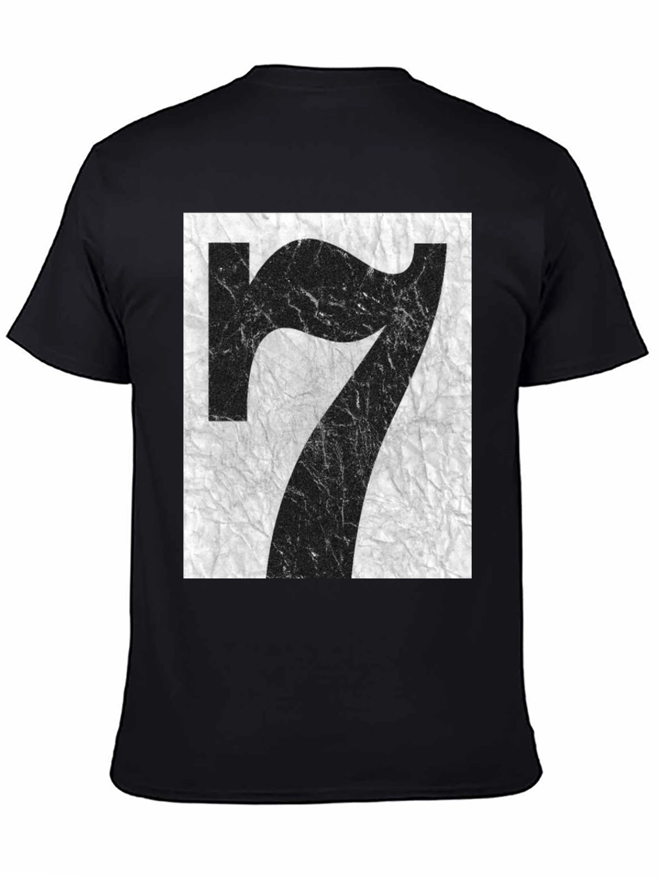 Abstract Number 7 Graphic Tee