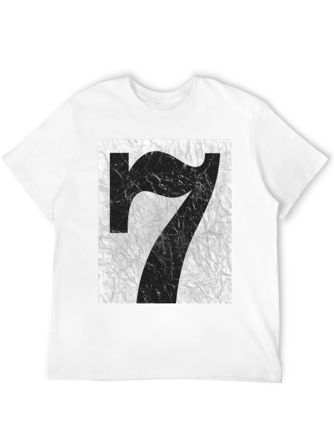 Abstract Number 7 Graphic Tee