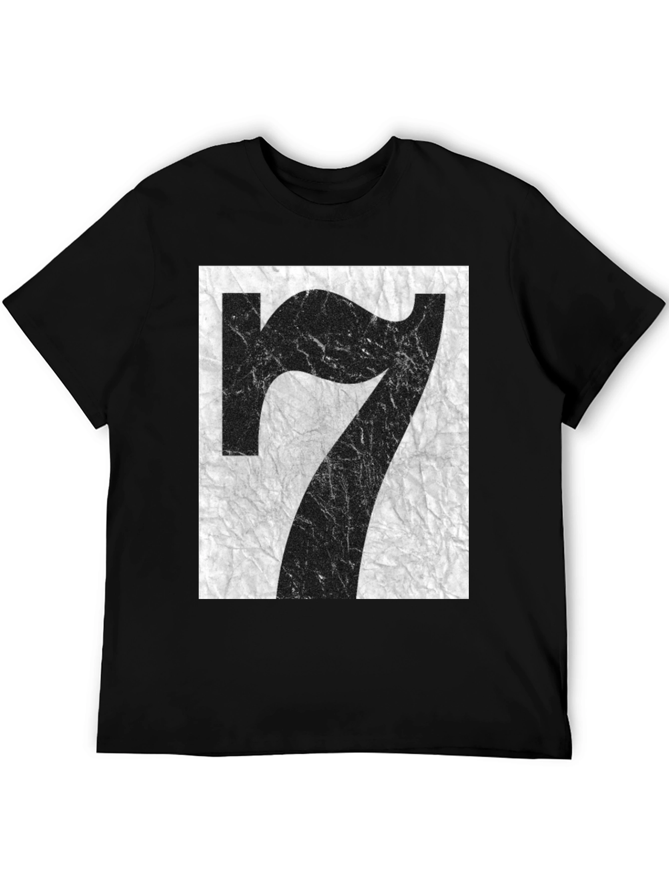 Abstract Number 7 Graphic Tee
