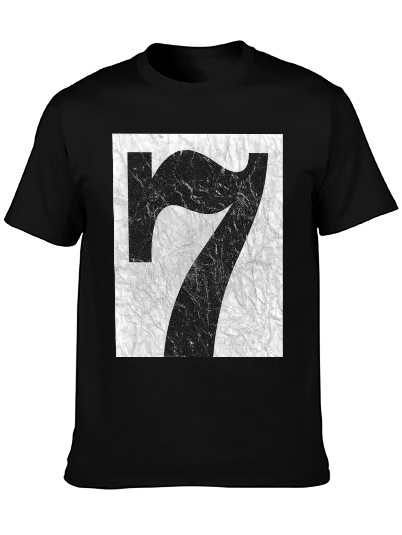 Abstract Number 7 Graphic Tee
