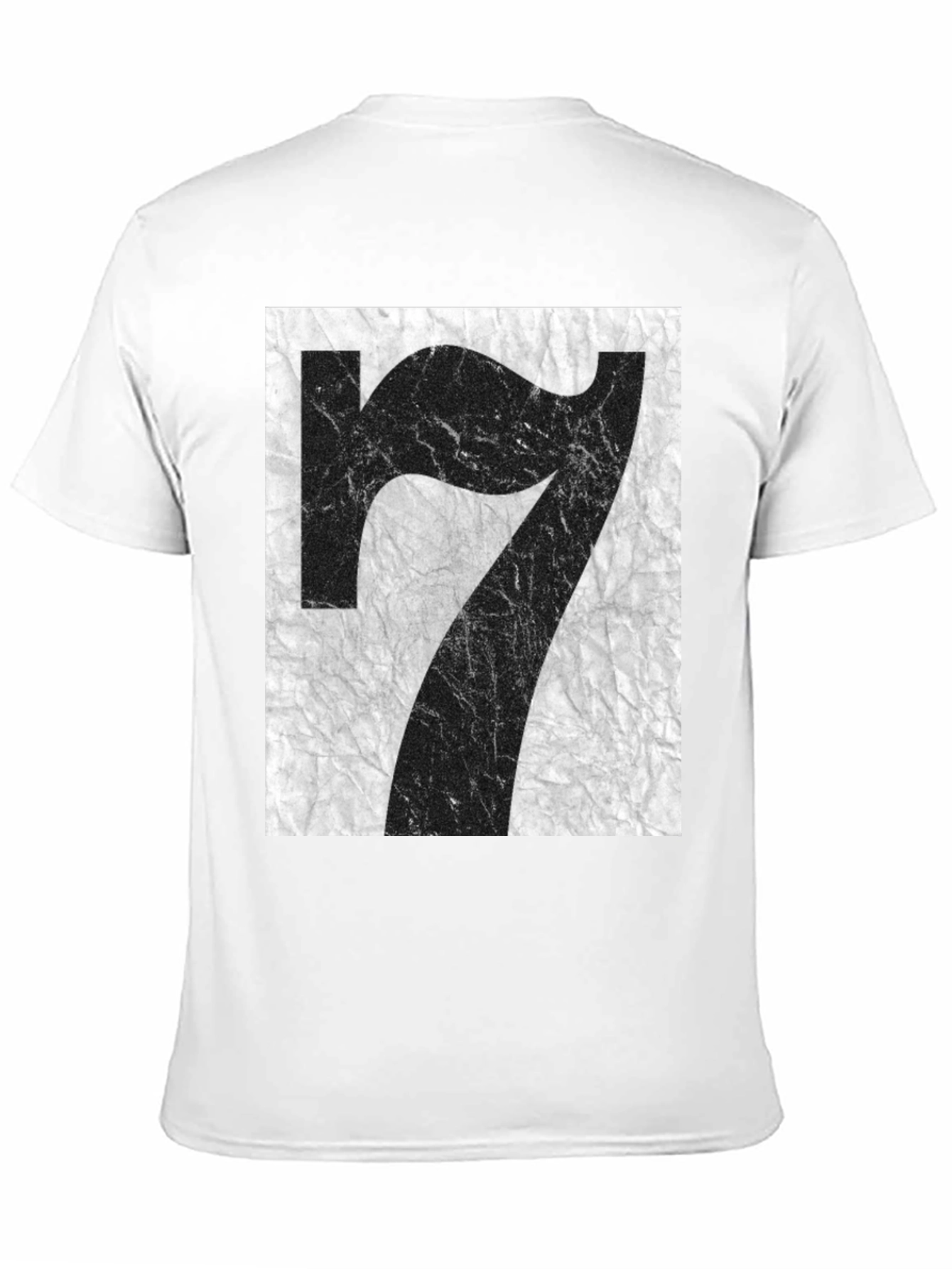 Abstract Number 7 Graphic Tee