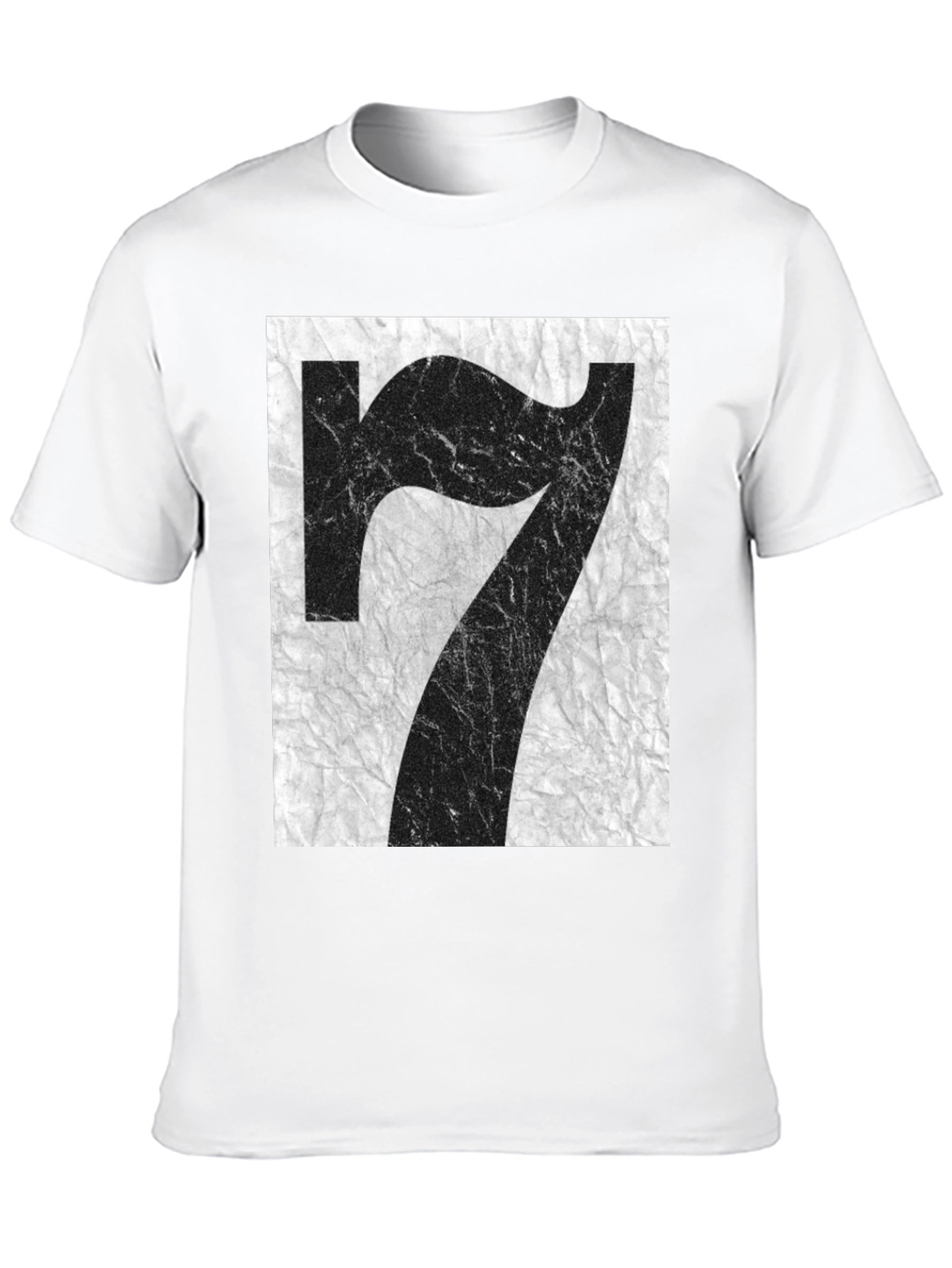 Abstract Number 7 Graphic Tee