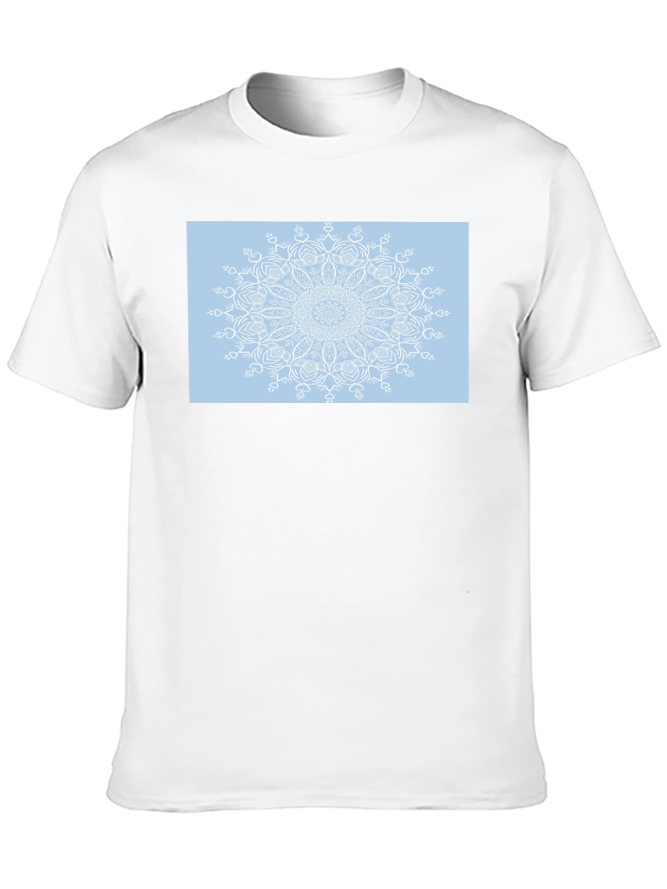 Mandala Graphic Print Black T-Shirt