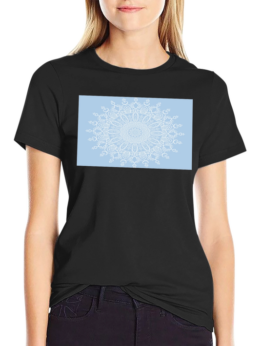 Mandala Graphic Print Black T-Shirt
