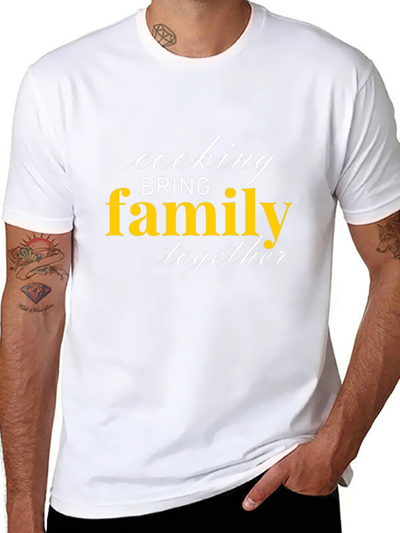 Cooking Brings Family Together Graphic Tee