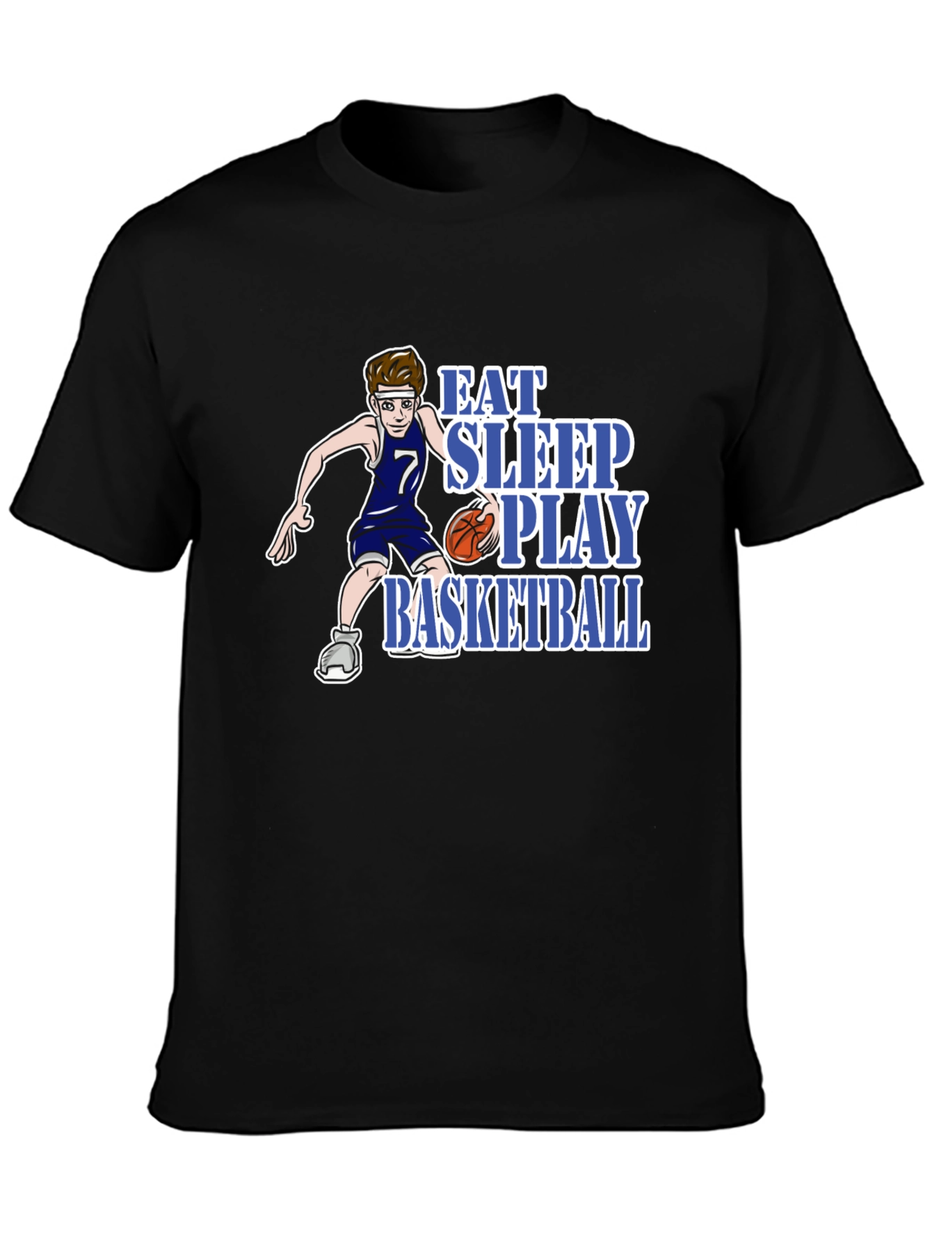 Eat Sleep Play Basketball Graphic Tee