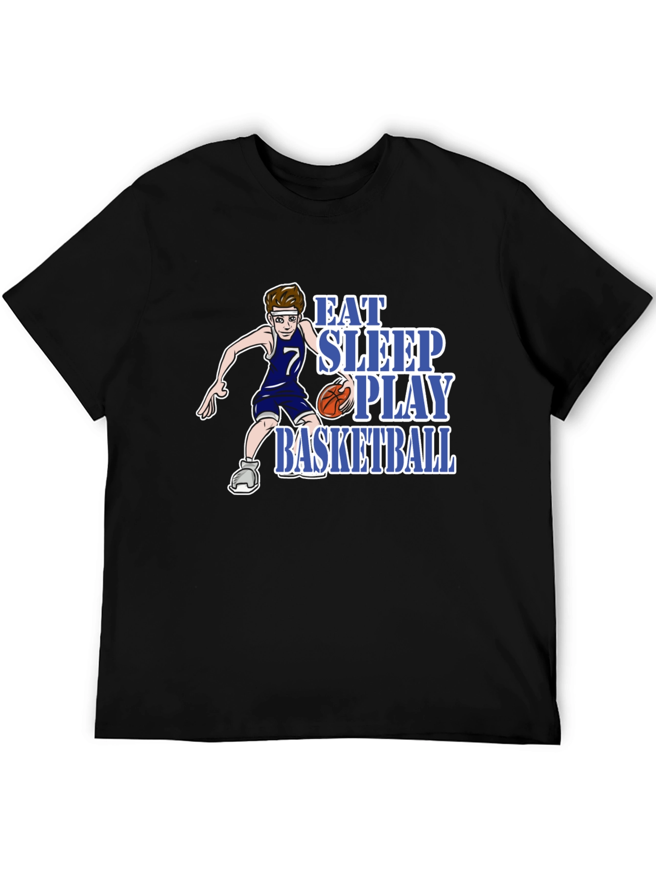 Eat Sleep Play Basketball Graphic Tee