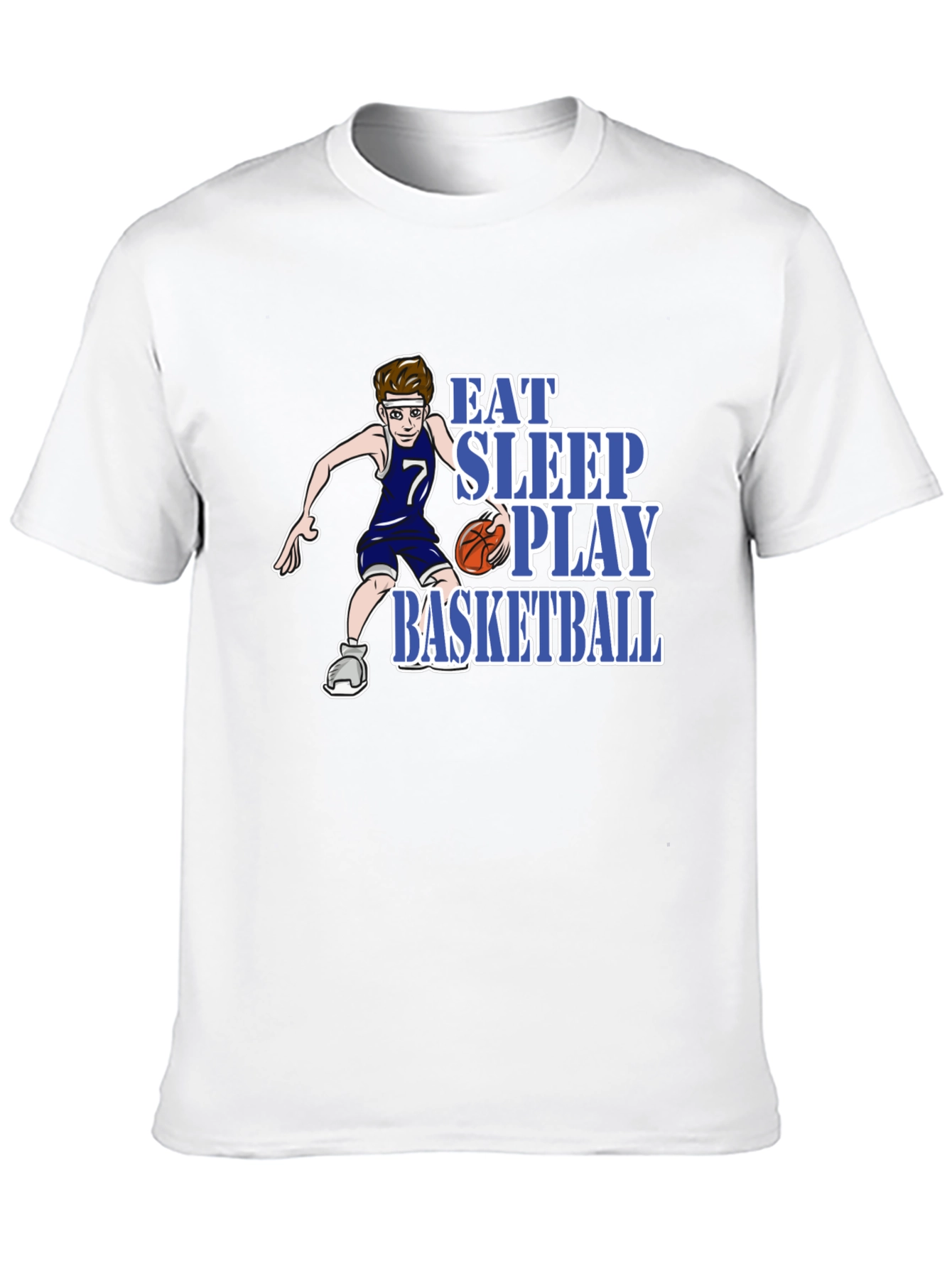 Eat Sleep Play Basketball Graphic Tee