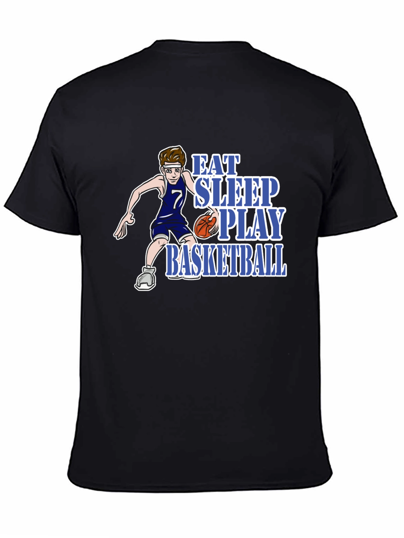 Eat Sleep Play Basketball Graphic Tee