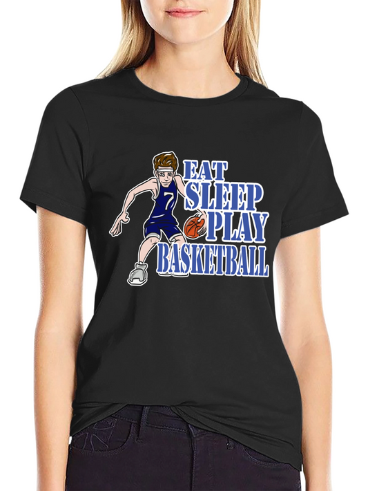 Eat Sleep Play Basketball Graphic Tee