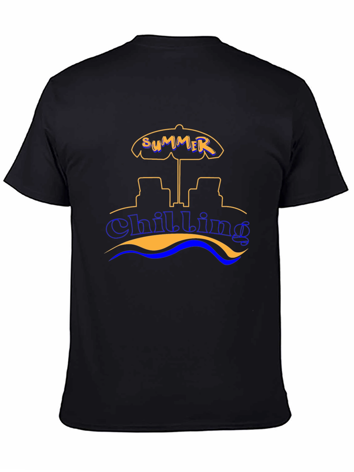 Summer Chilling Graphic Tee - Beach Vibes