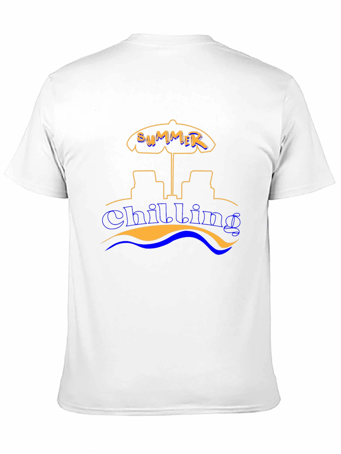 Summer Chilling Graphic Tee - Beach Vibes