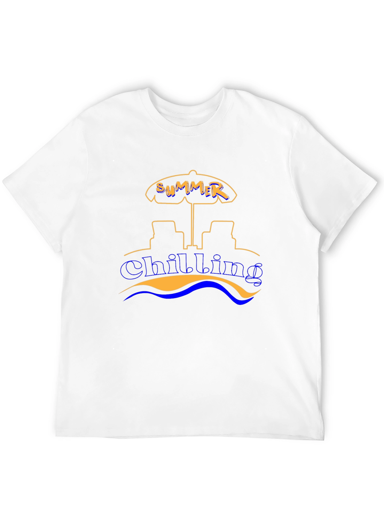 Summer Chilling Graphic Tee - Beach Vibes