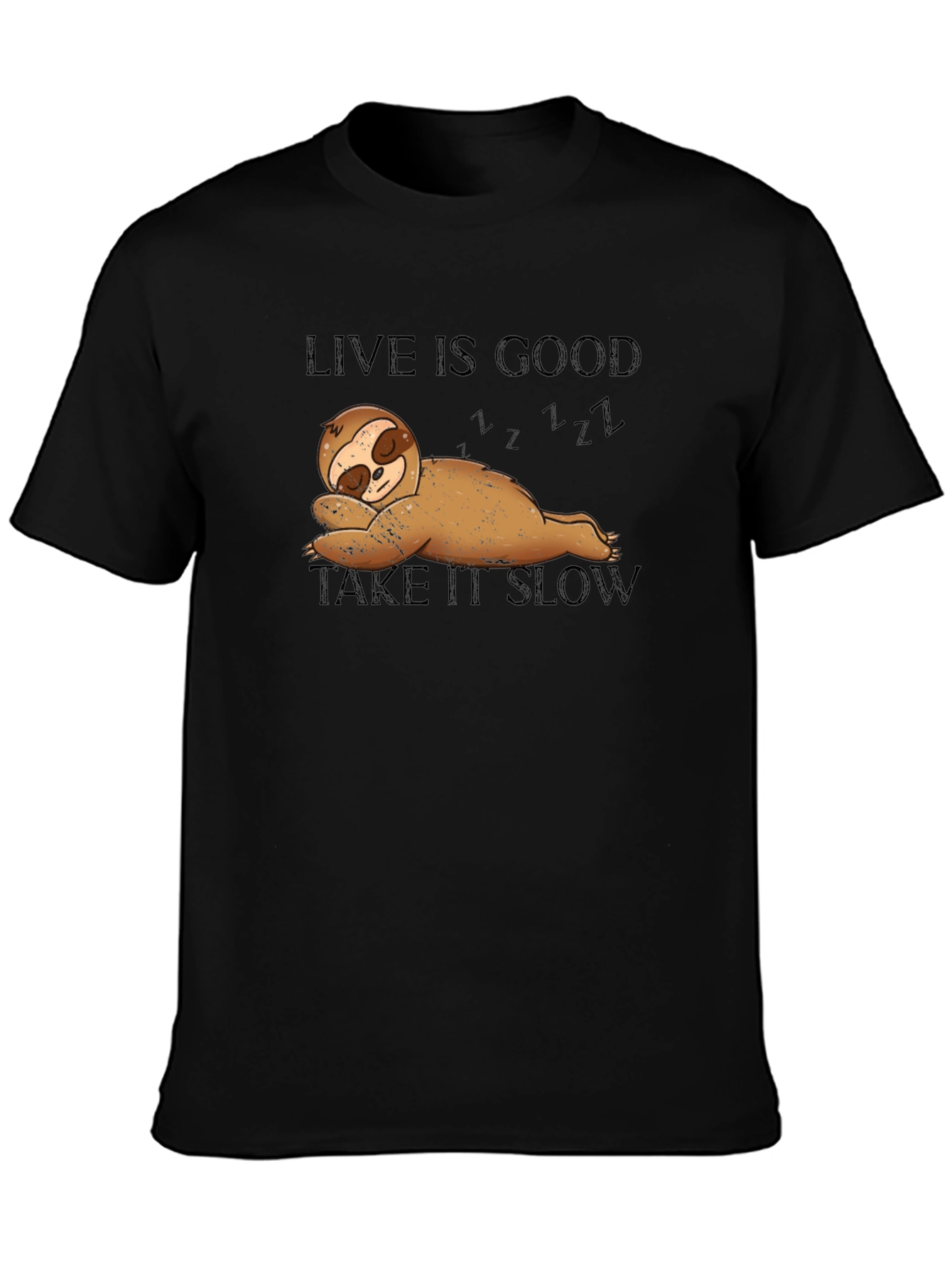 Live is Good Sloth Graphic Tee