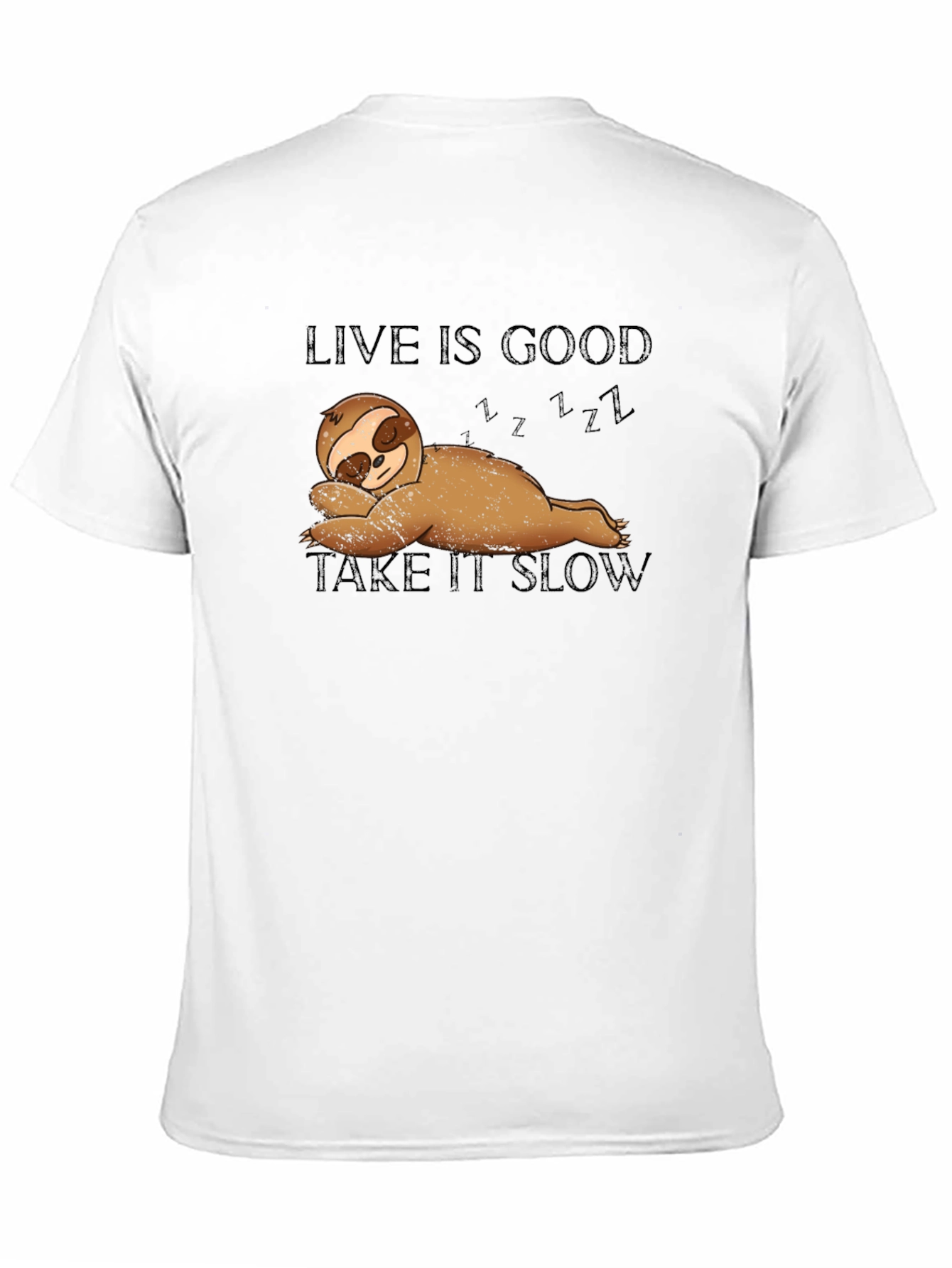 Live is Good Sloth Graphic Tee