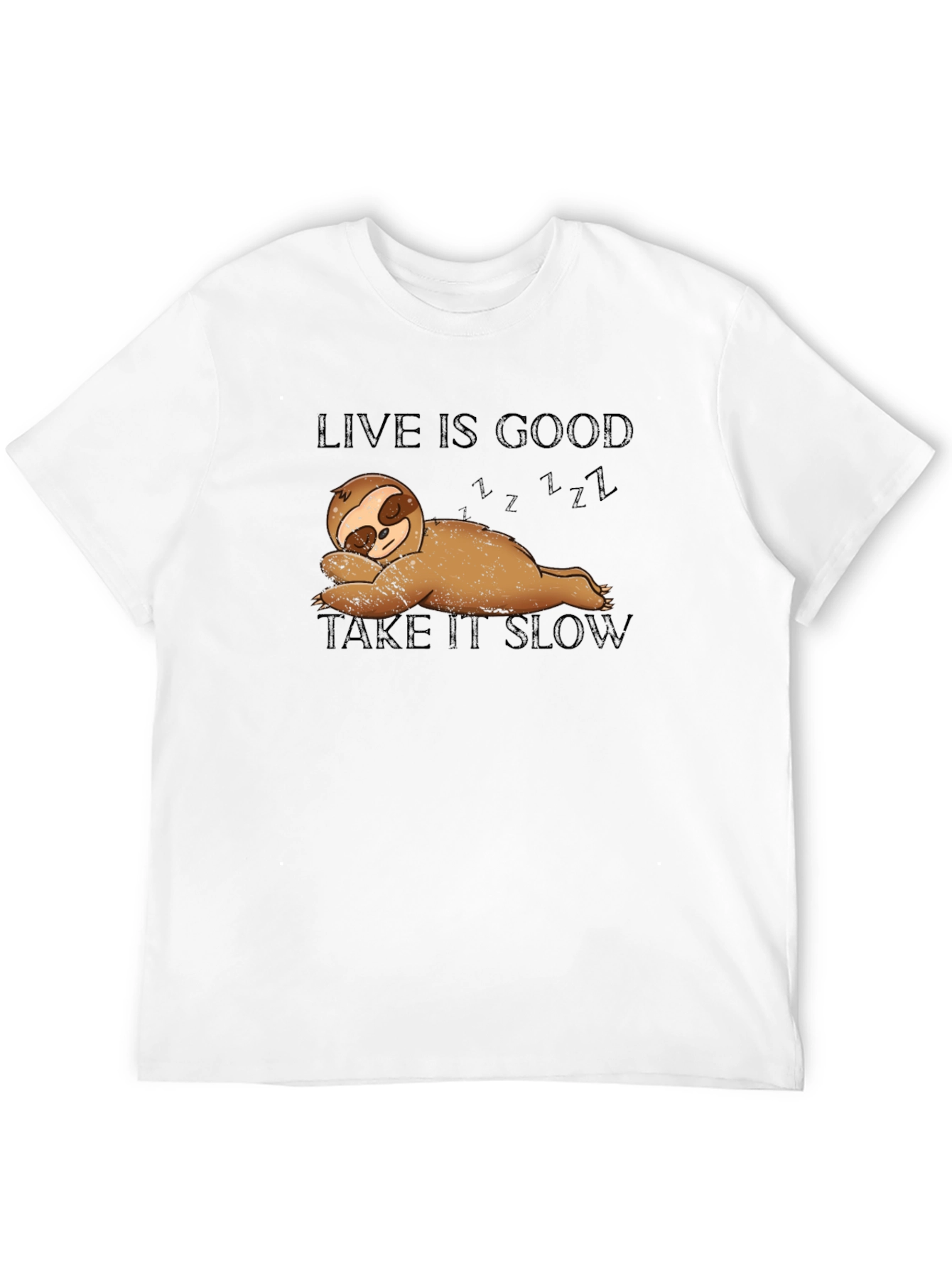 Live is Good Sloth Graphic Tee