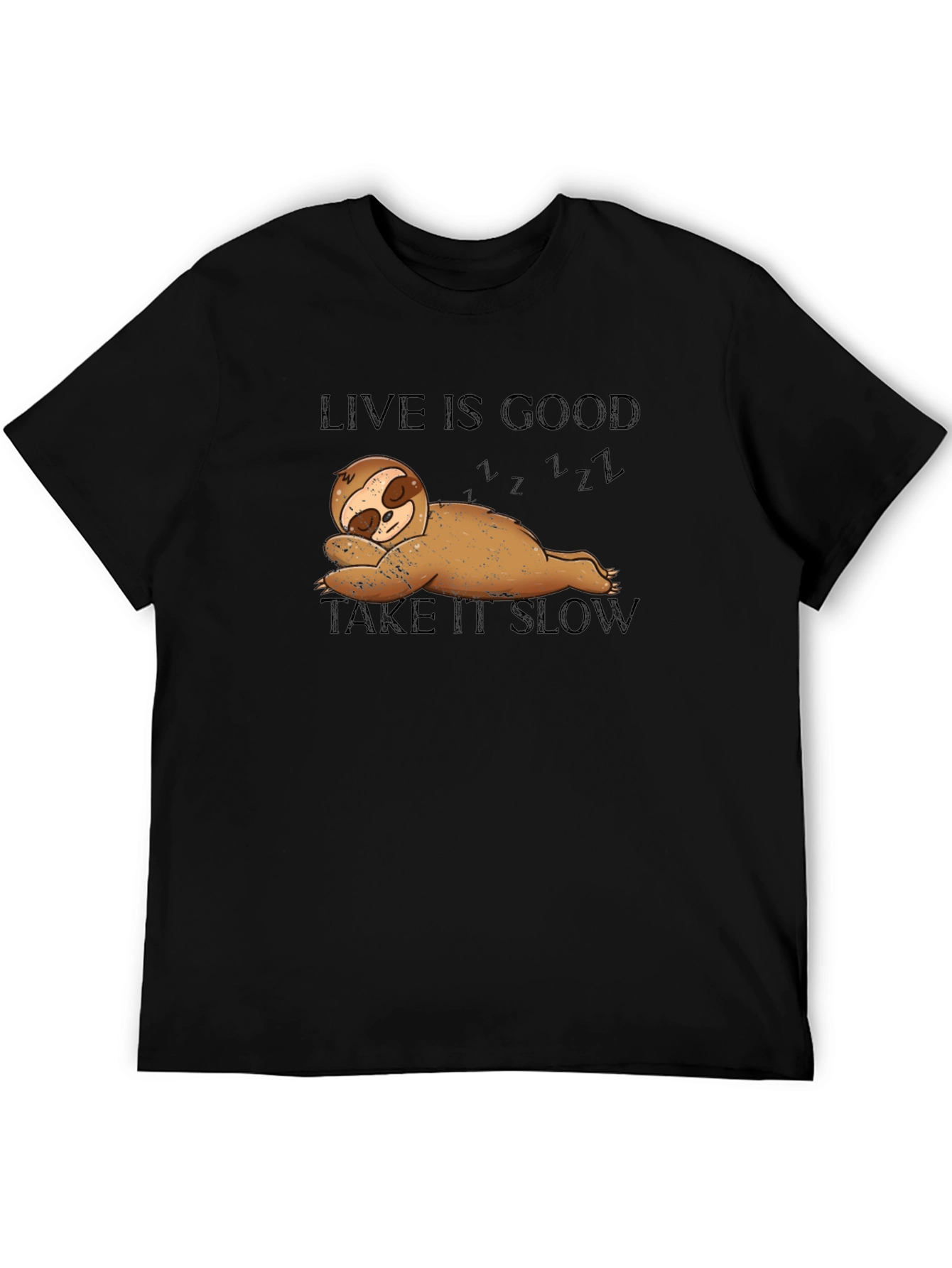 Live is Good Sloth Graphic Tee