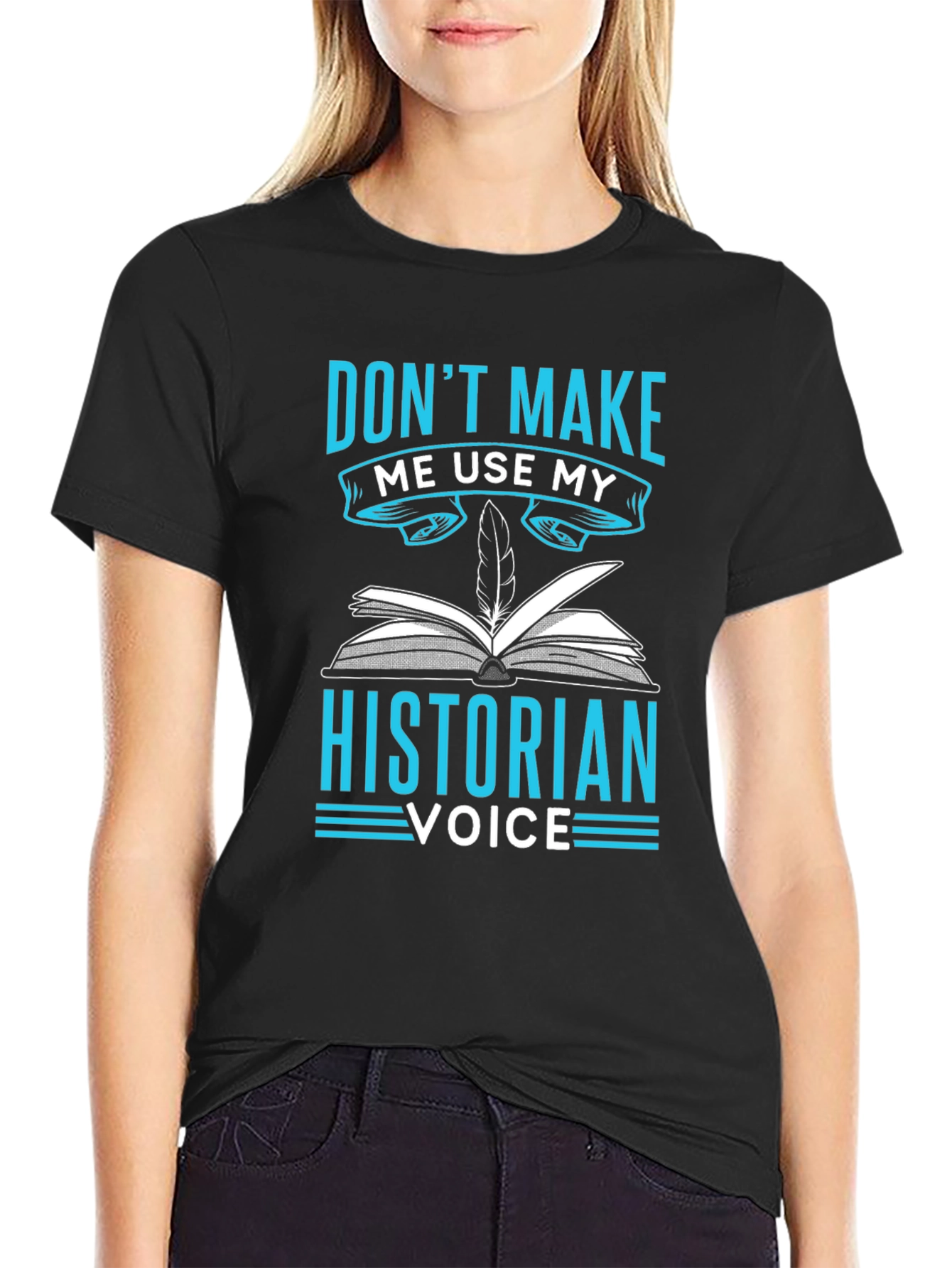 Historian Voice Graphic Tee - Soft Cotton Blend