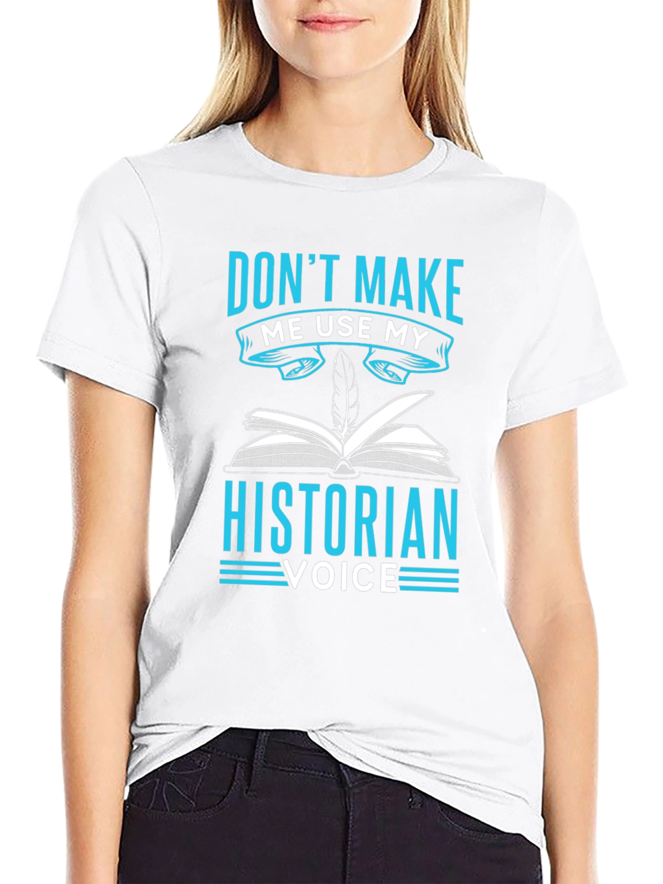Historian Voice Graphic Tee - Soft Cotton Blend