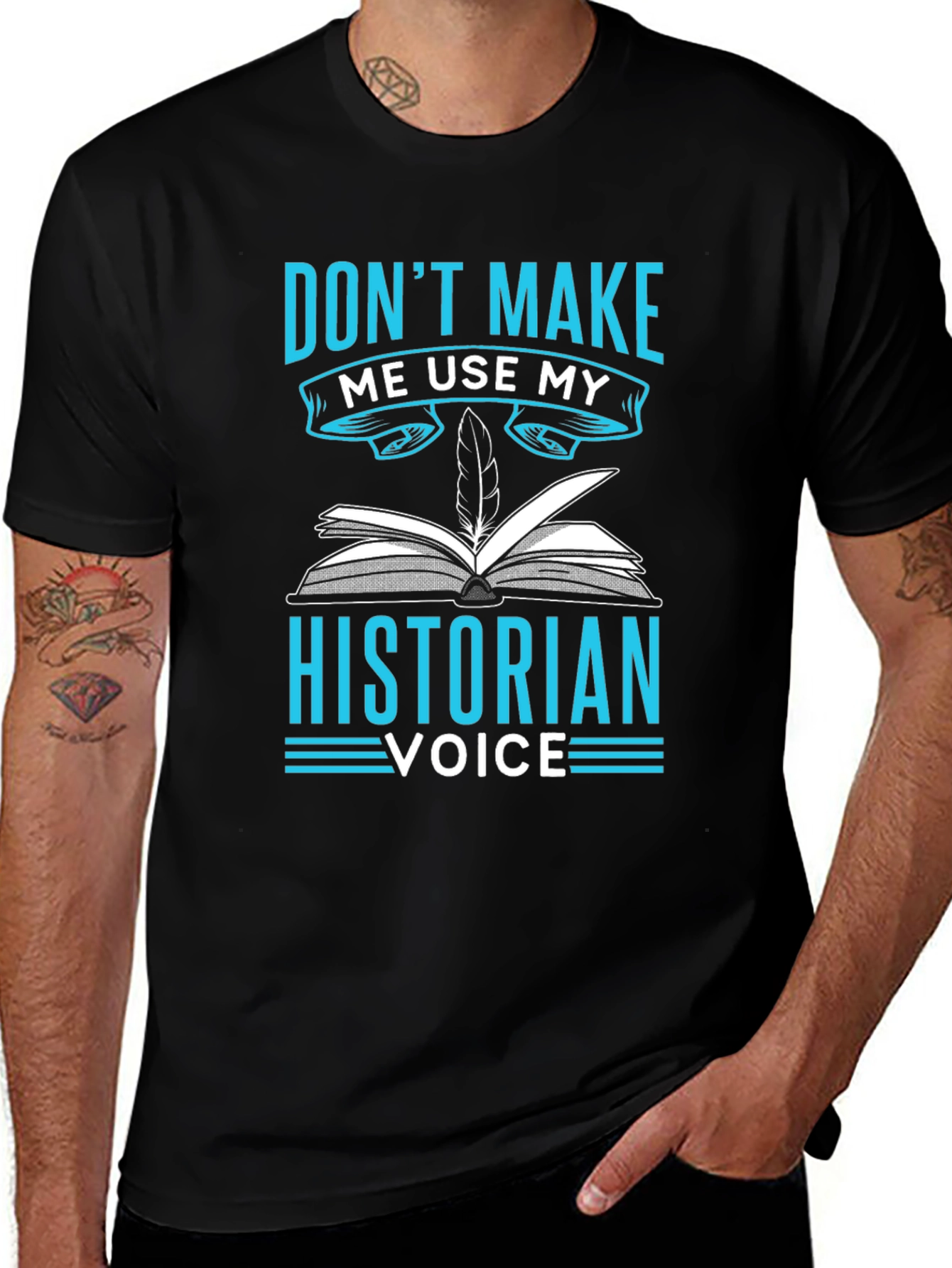 Historian Voice Graphic Tee - Soft Cotton Blend