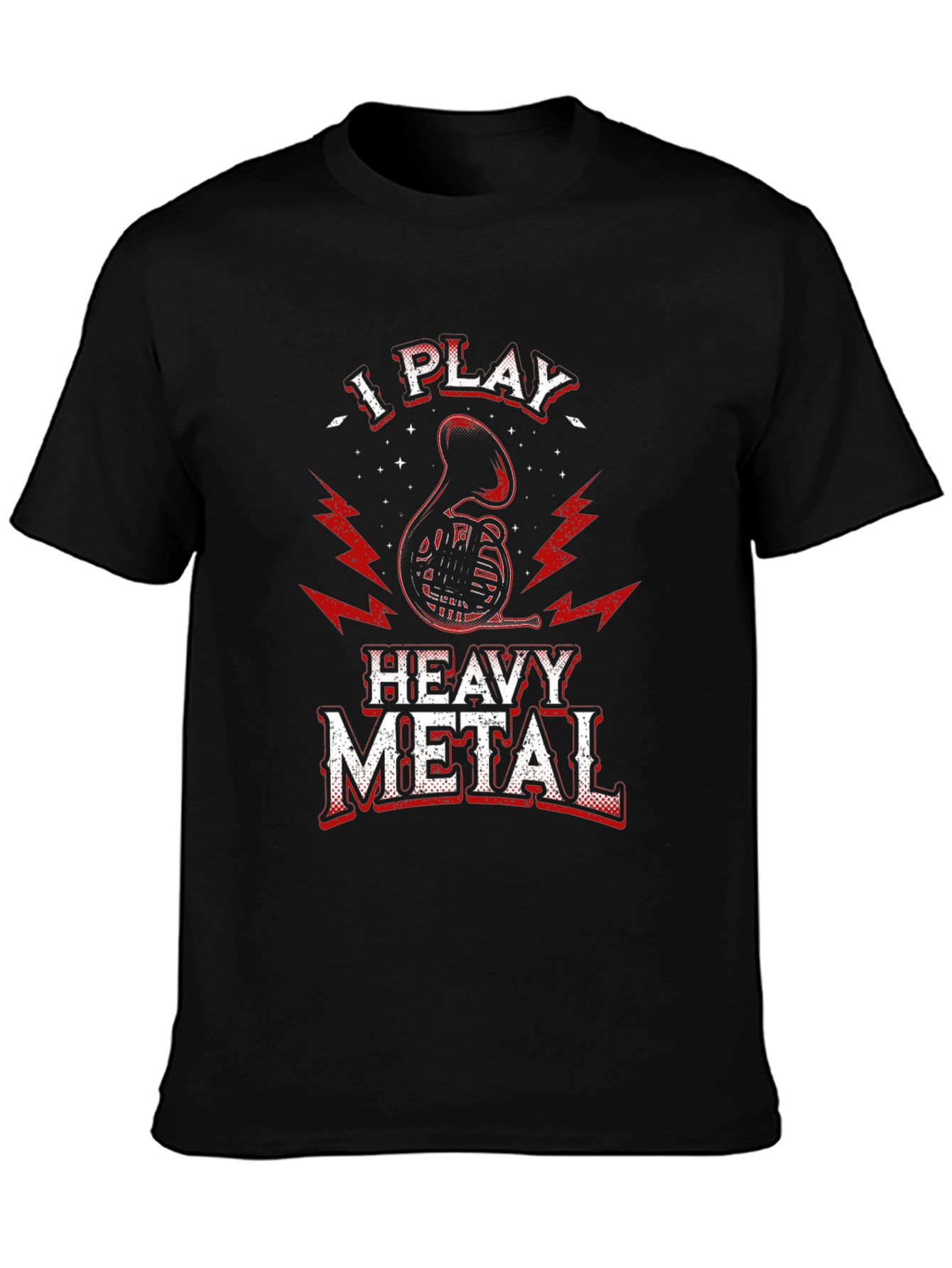 I Play Heavy Metal T-Shirt - Music Fan Apparel