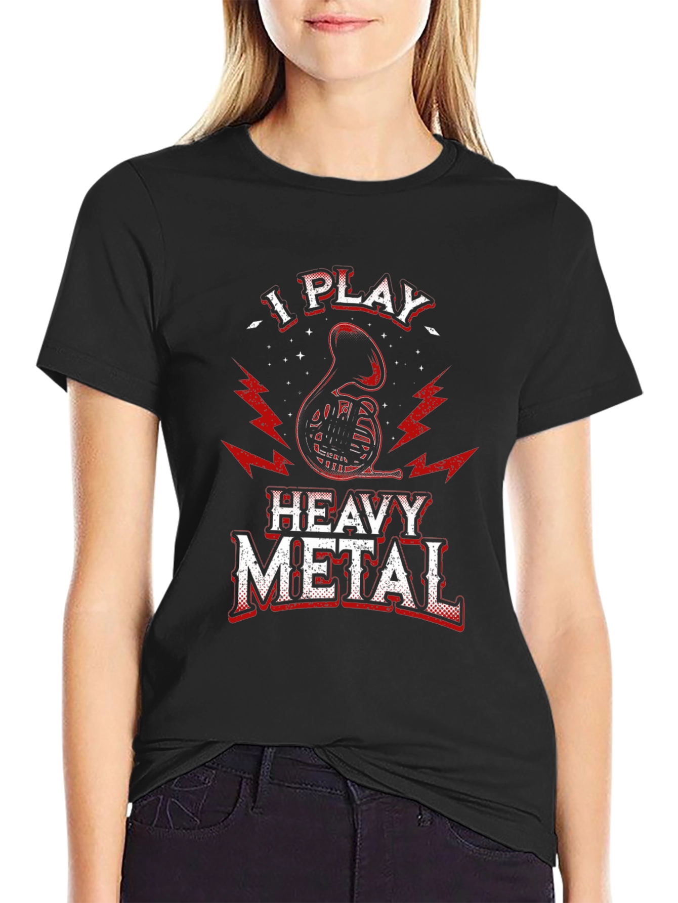 I Play Heavy Metal T-Shirt - Music Fan Apparel