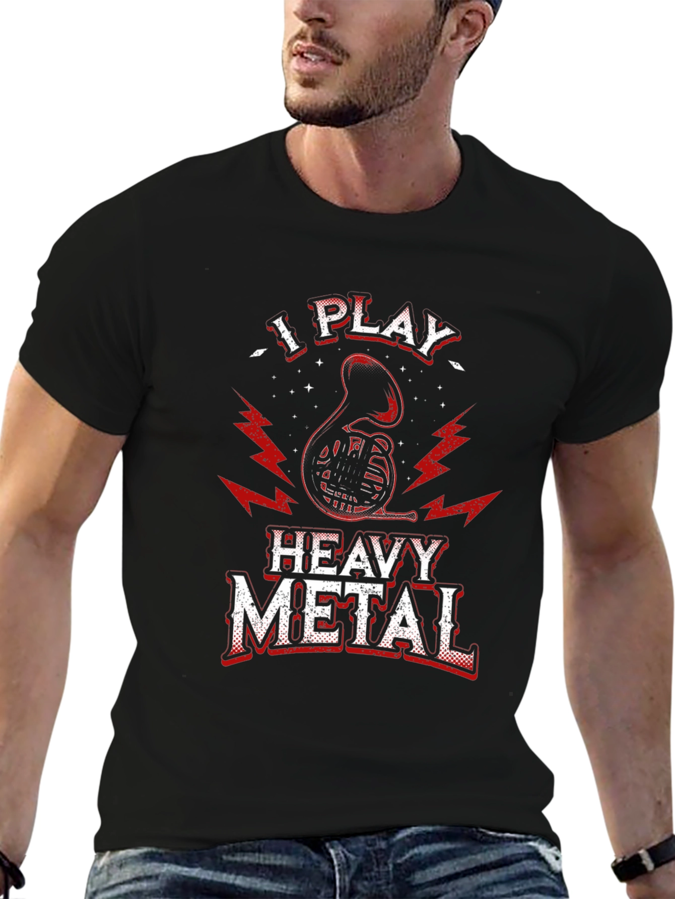 I Play Heavy Metal T-Shirt - Music Fan Apparel