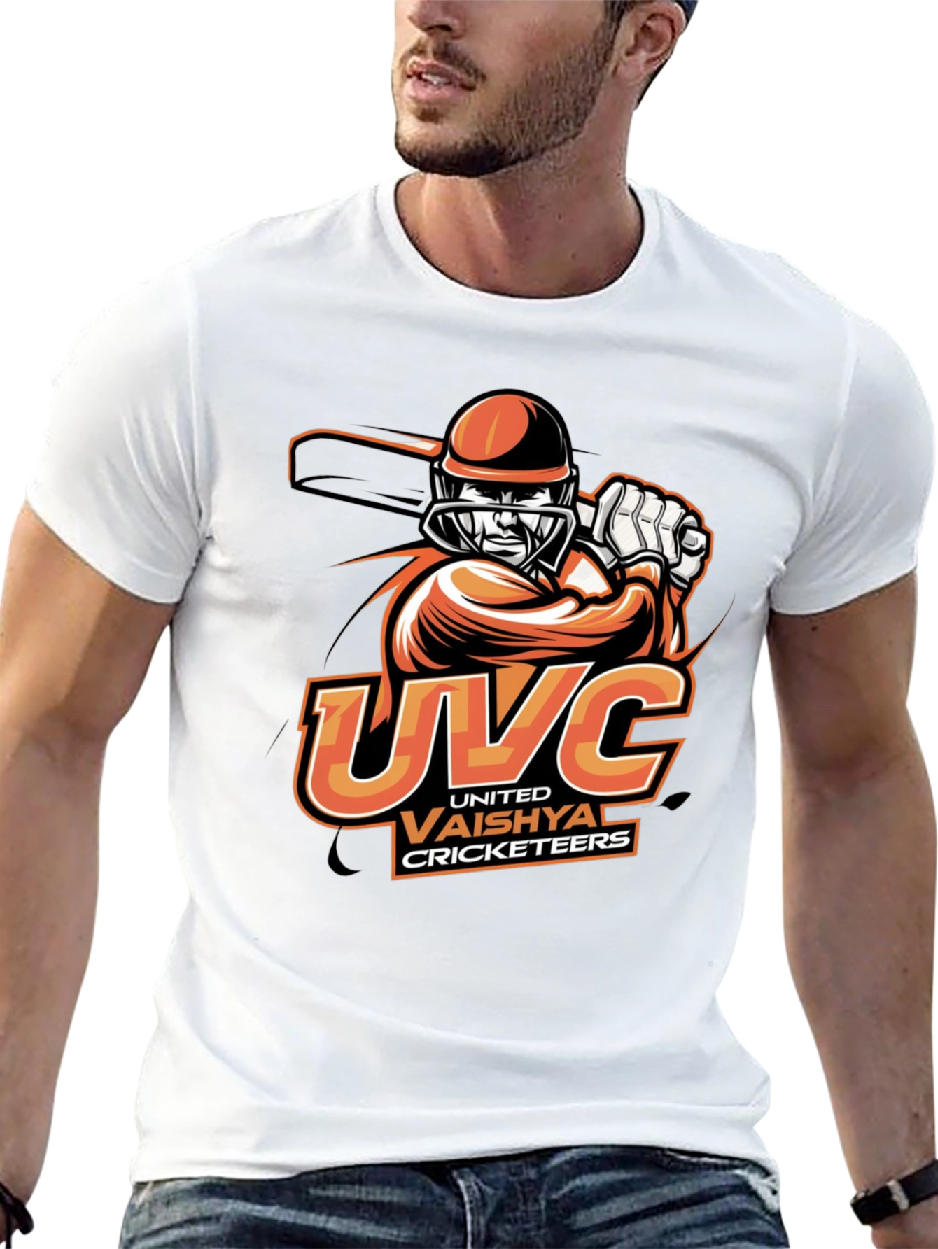 UVC United Vaishya Cricketers Graphic T-Shirt
